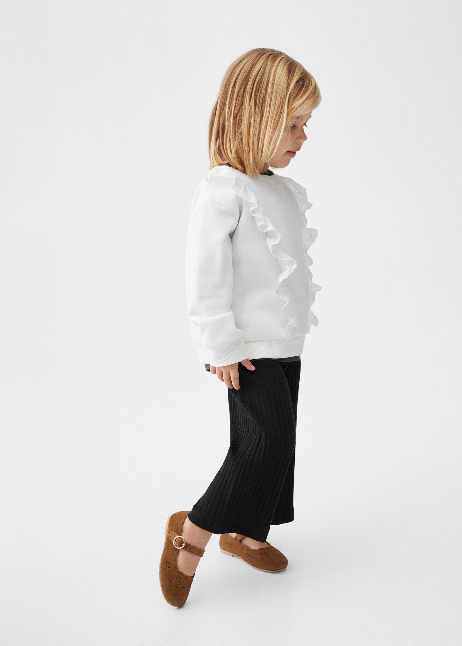 Culotte bukse med ribber - Artikkeldetalj 2