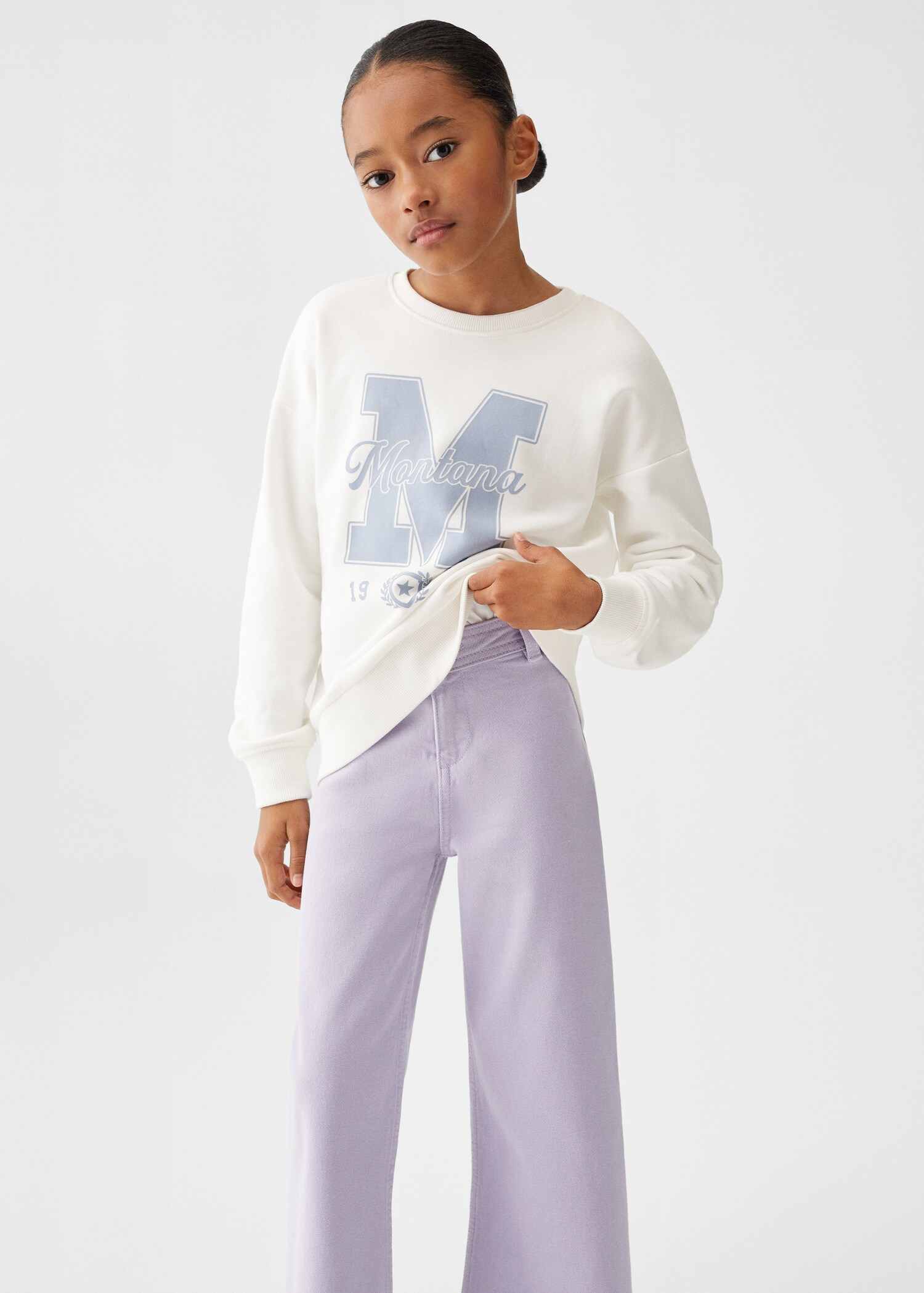 Culotte-jeans - Halvtotal bildeutsnitt
