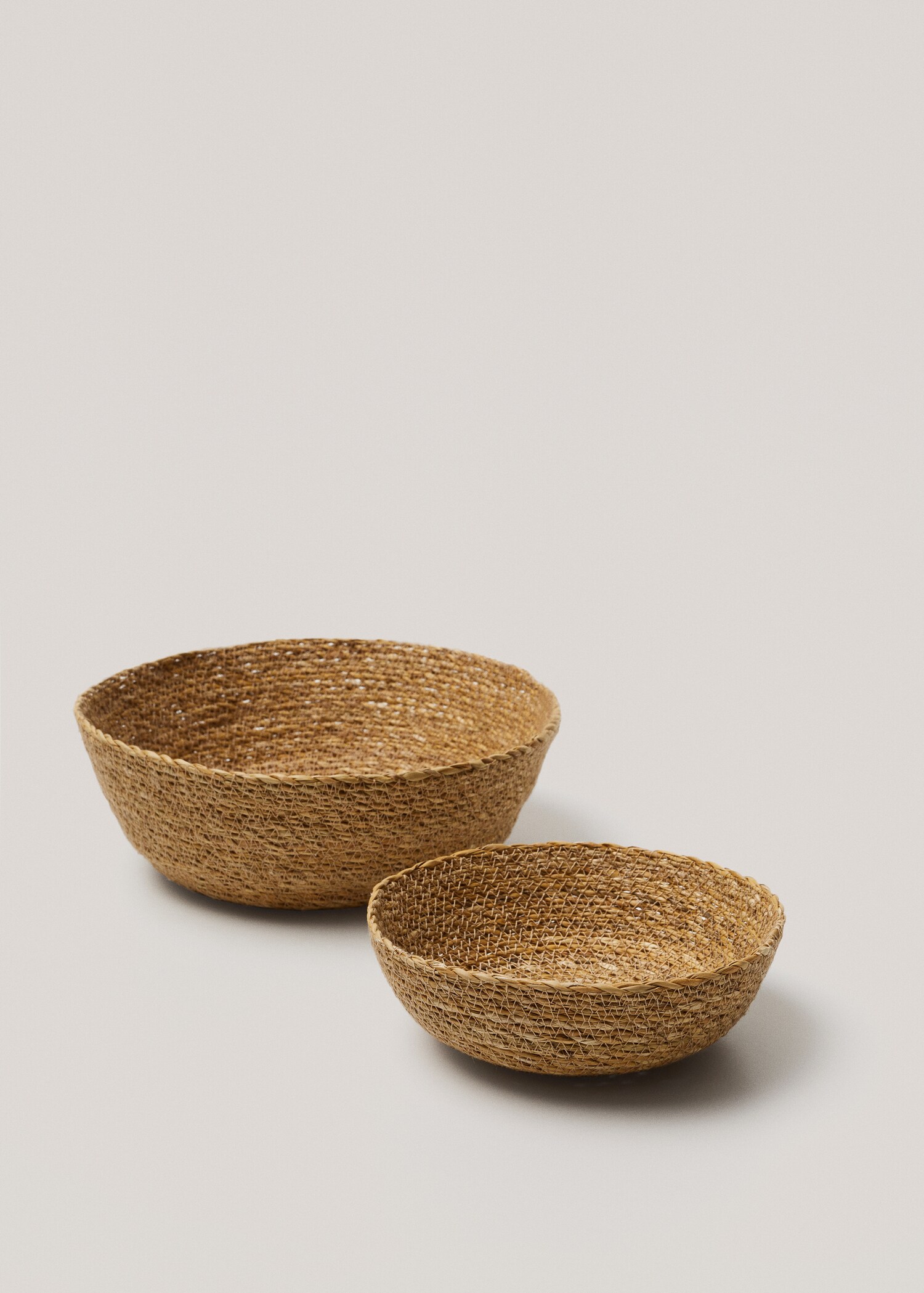 Natural fibres round bowl 30x10cm - Details of the article 5