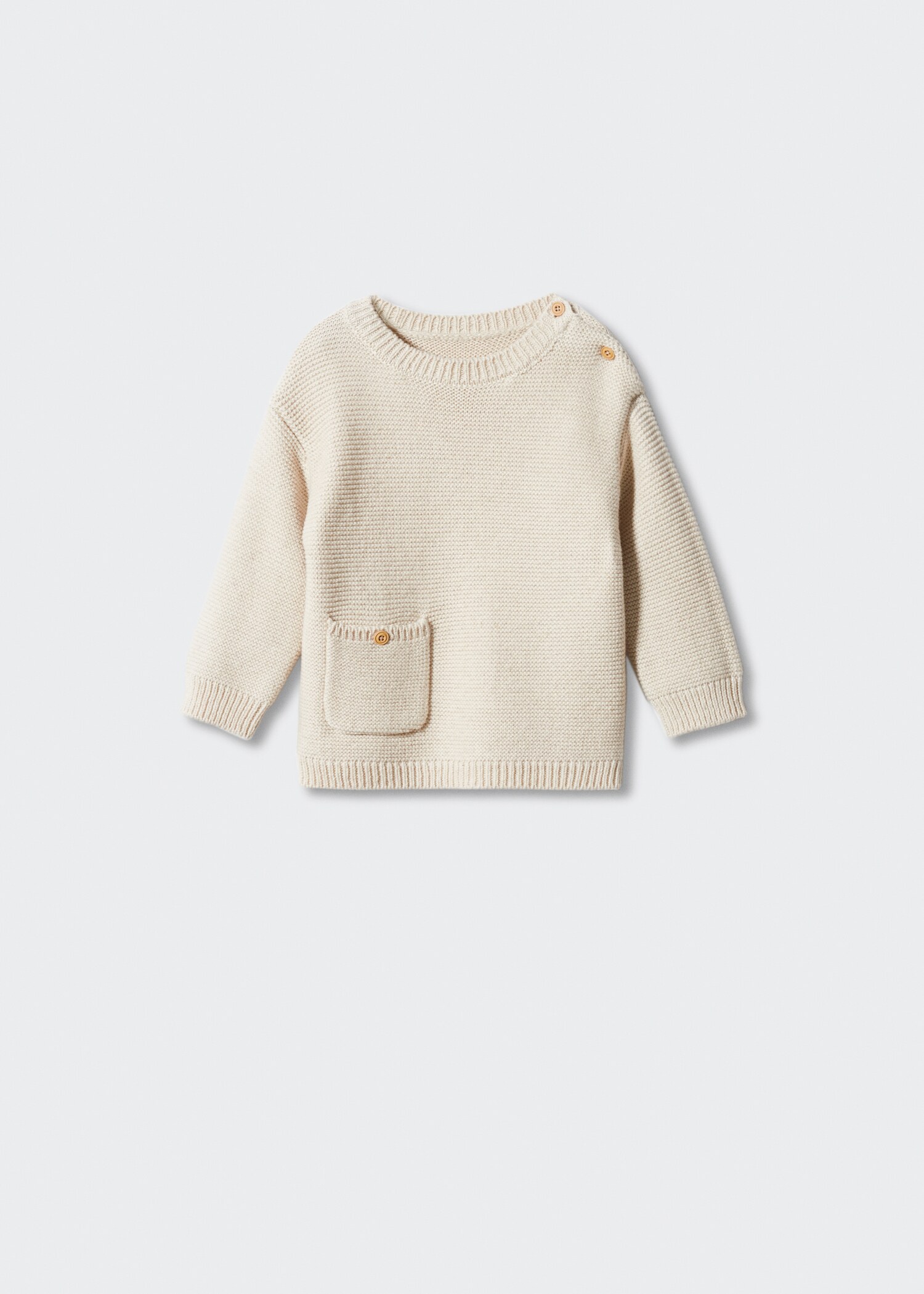 Knit cotton sweater - Article without model