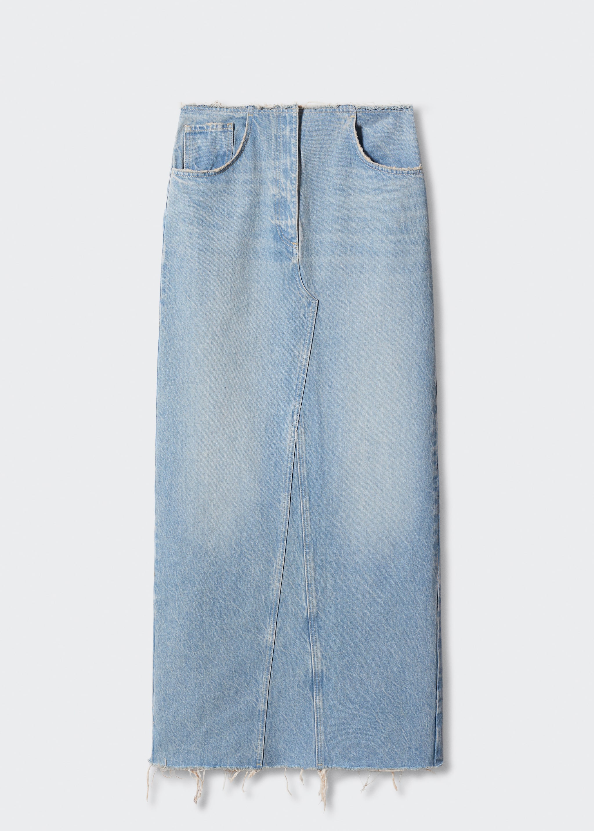 Denim long skirt - Article without model