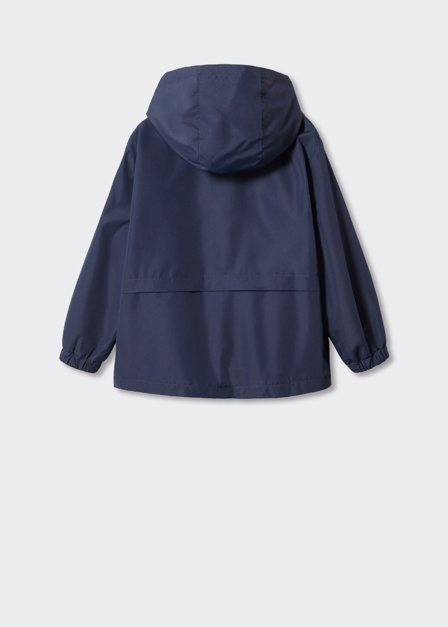 Parkas med hette - Baksiden av artikkelen