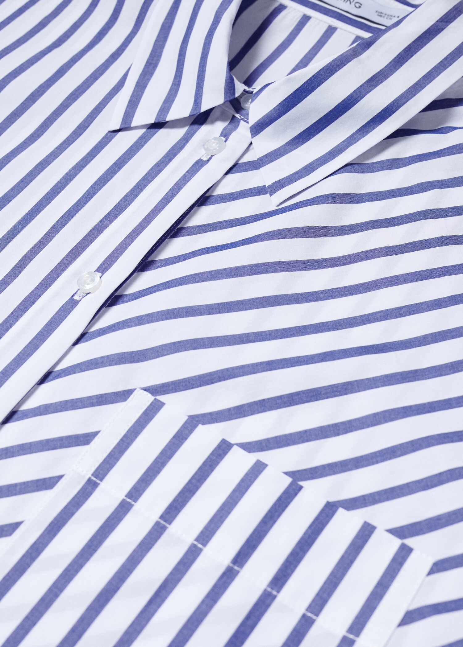 Camisa oversize algodón rayas - Detalle del artículo 8