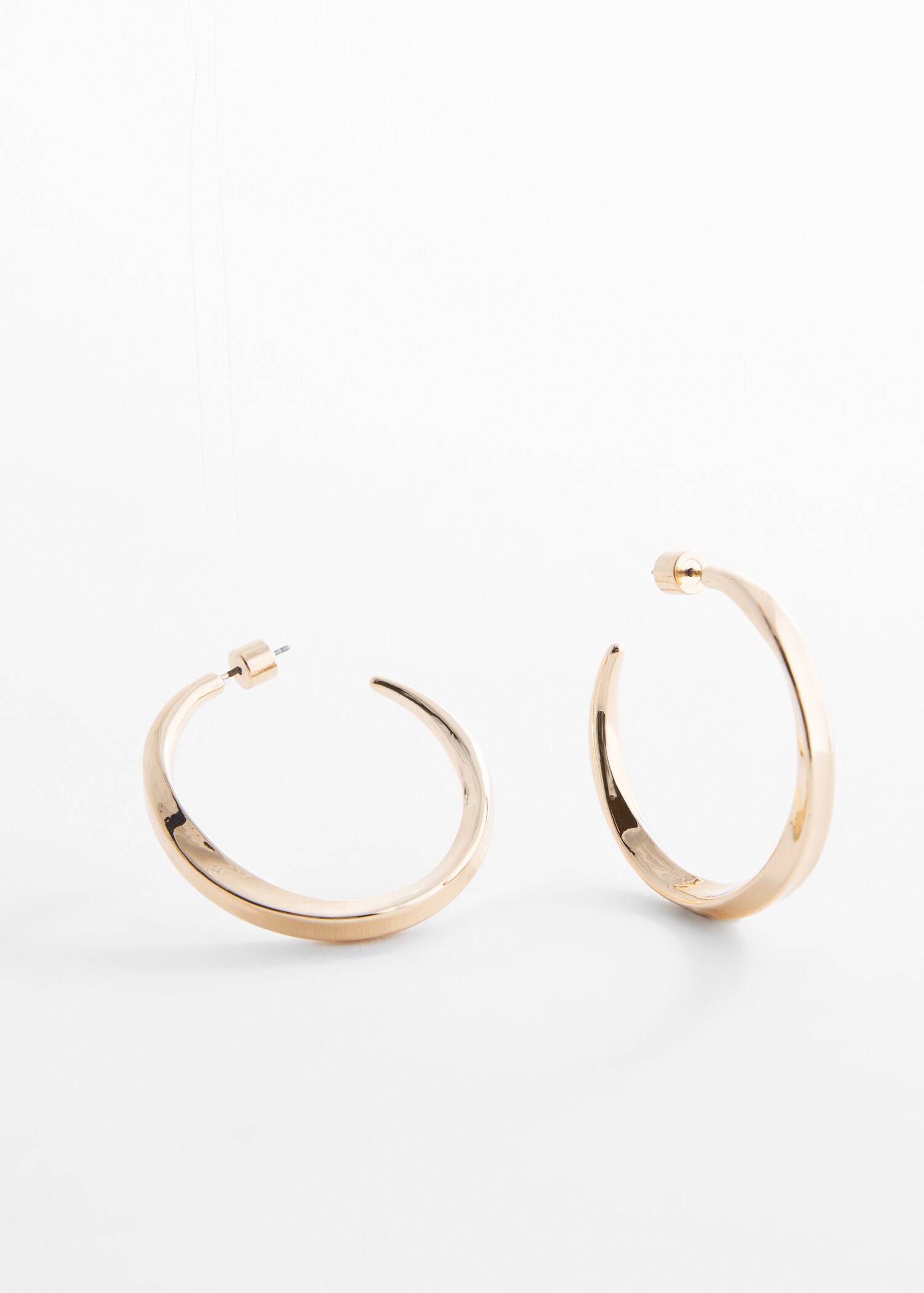 Hoop earrings - Medium plane