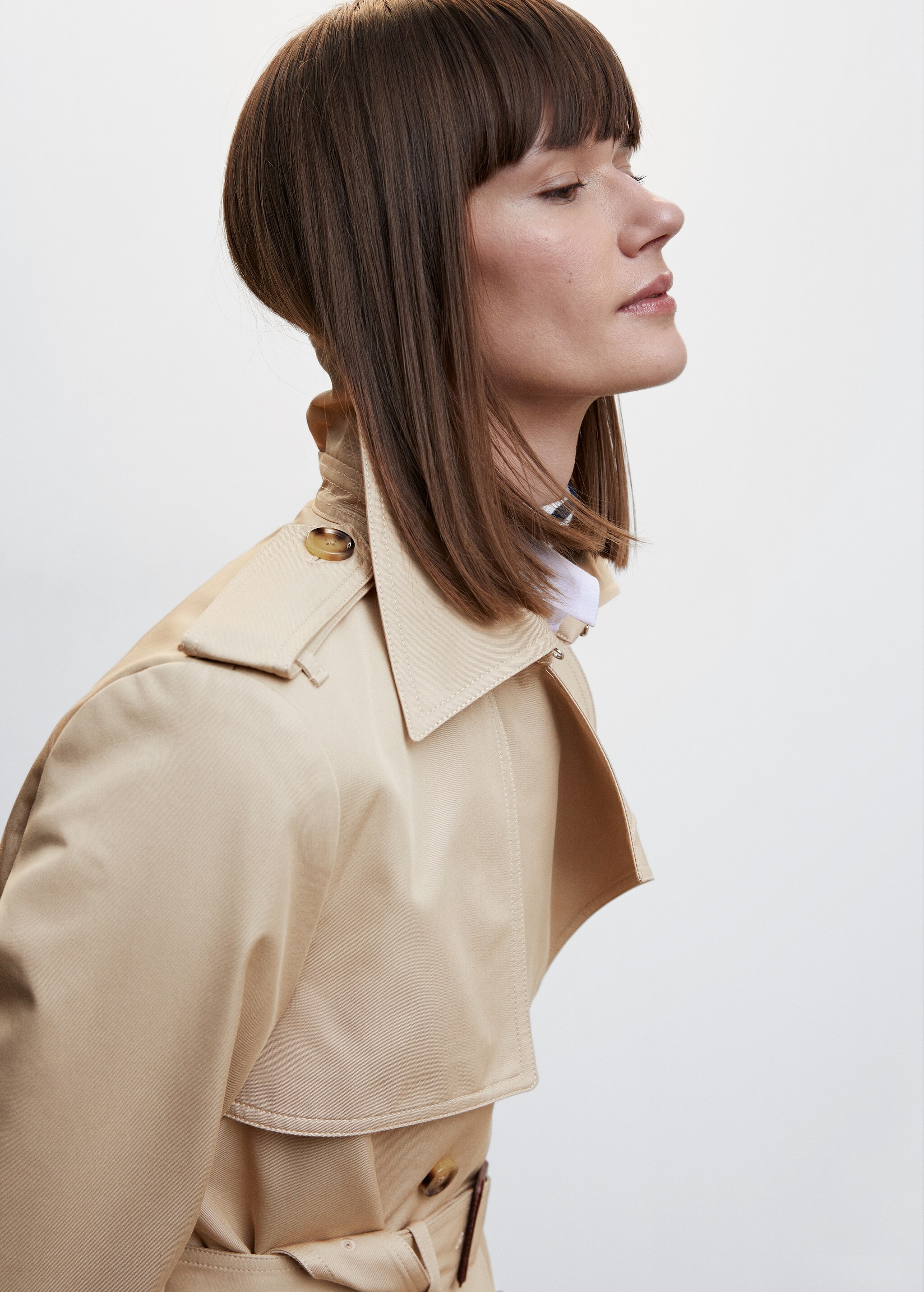 Classic long trench coat - Details of the article 1