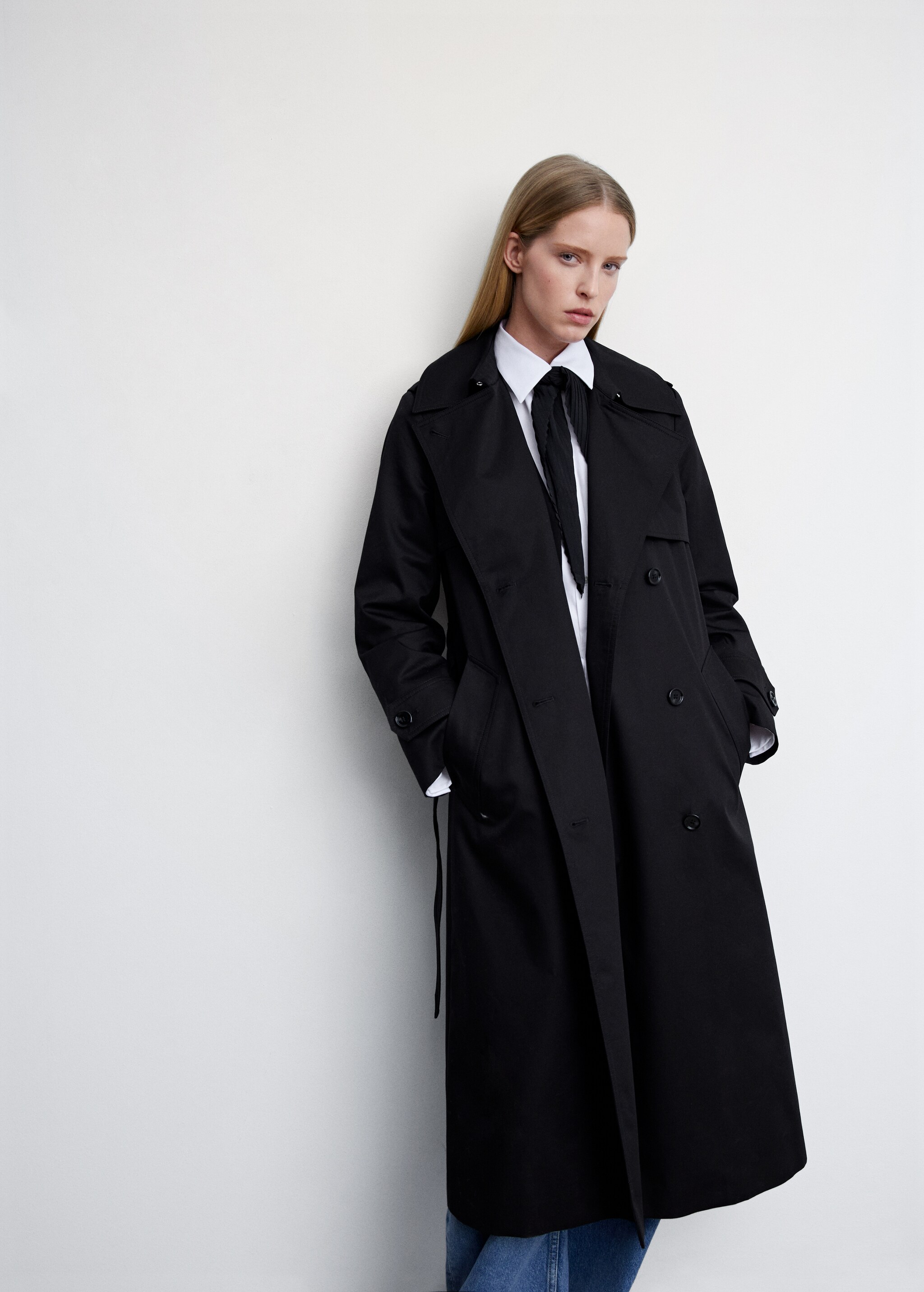 Classic long trench coat - Details of the article 6