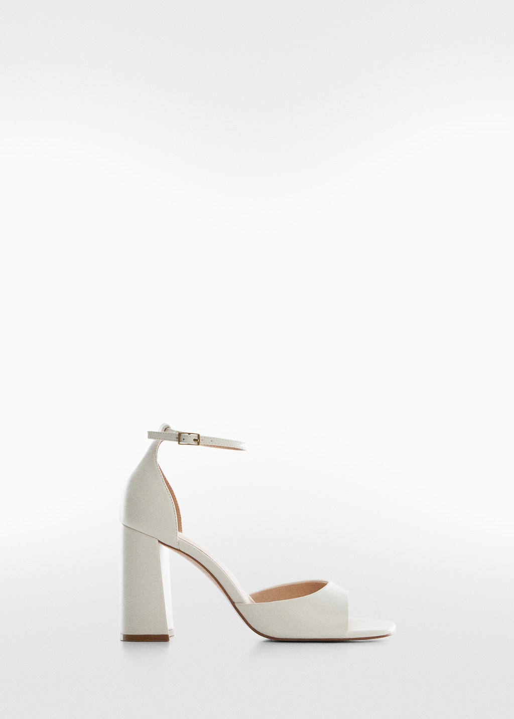 Wide heeled sandal with bracelet Women MANGO Azerbaijan