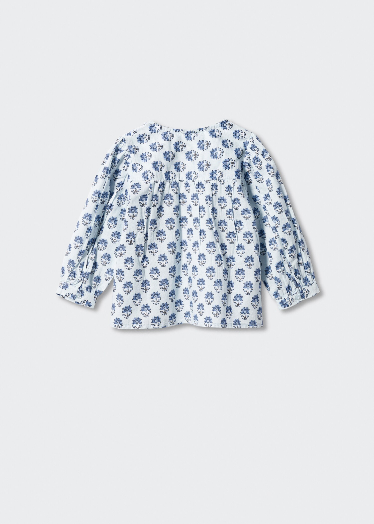 Blouse à fleurs - Verso de l’article