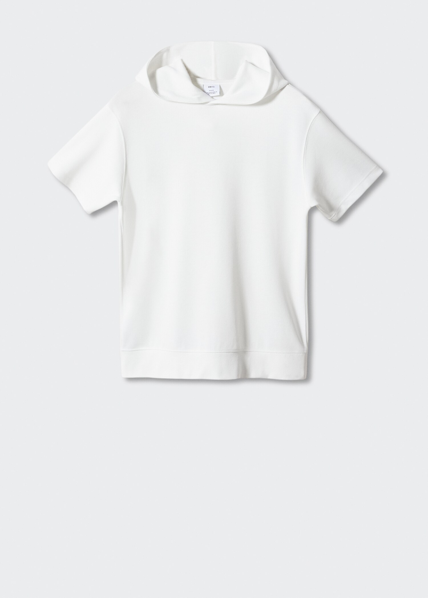 Short-sleeved hooded sweatshirt - Article without model