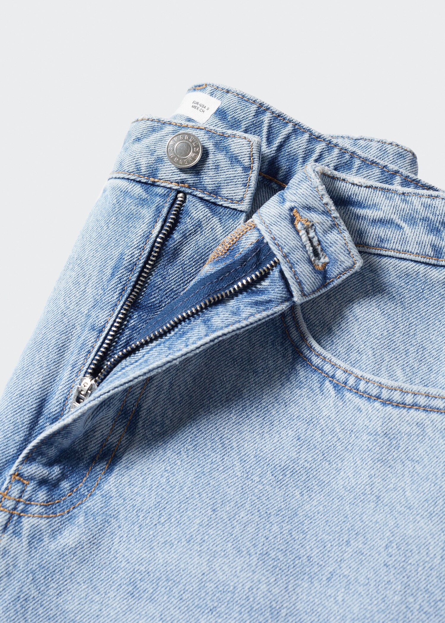 Jeansrock mit Schlitz - Detail des Artikels 8