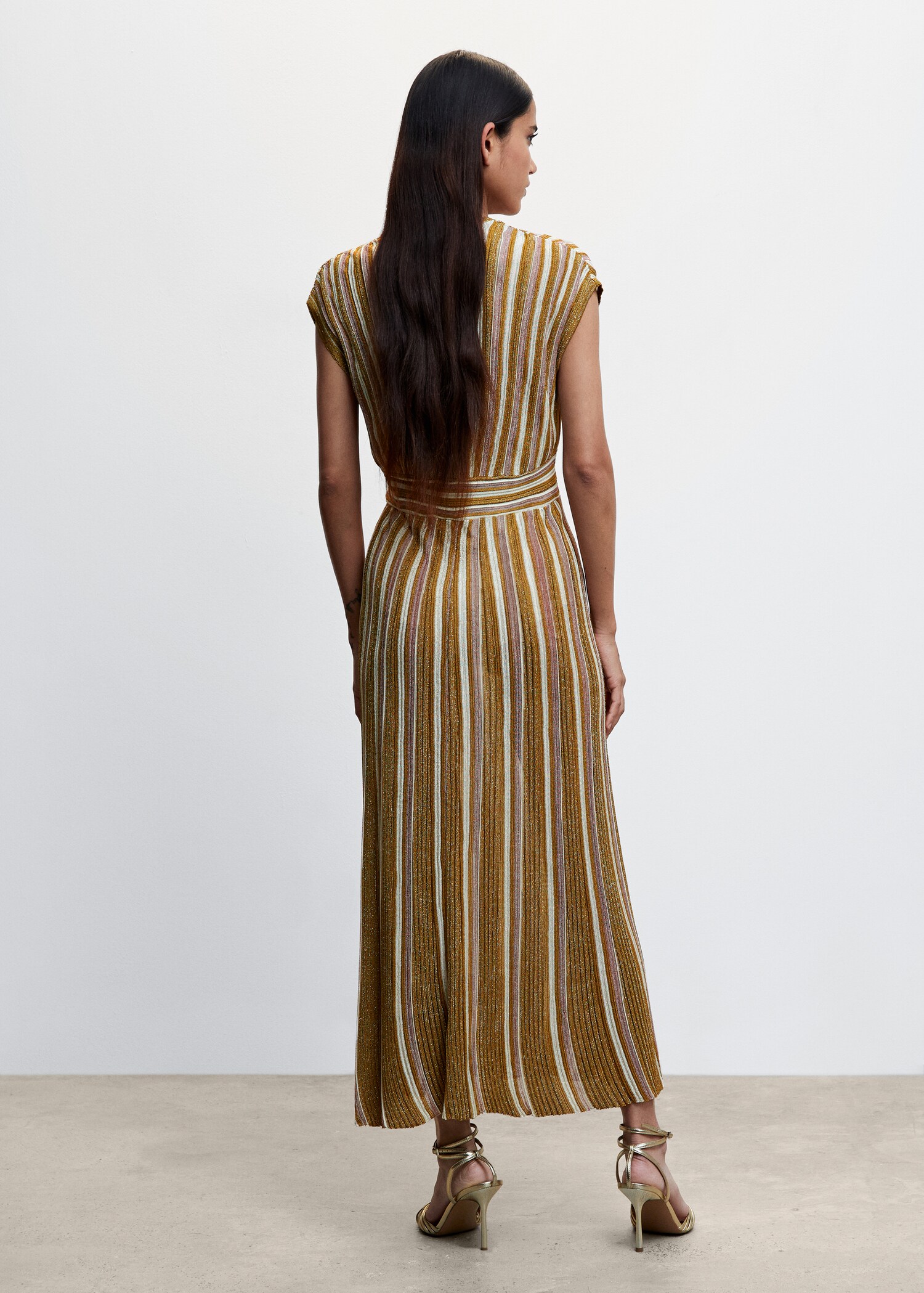 Printed knit dress - Reverse of the article