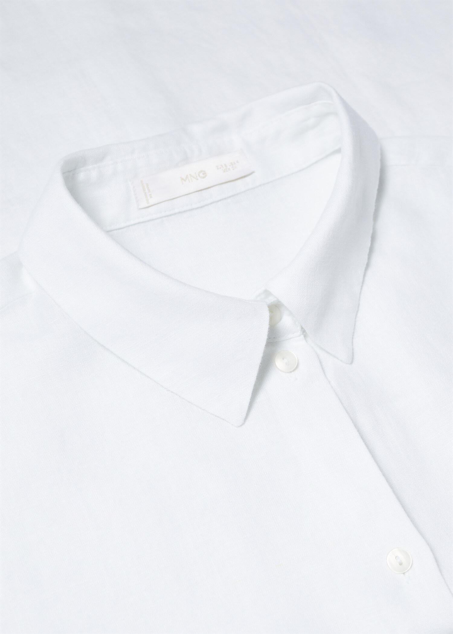 Linen 100% shirt - Details of the article 8