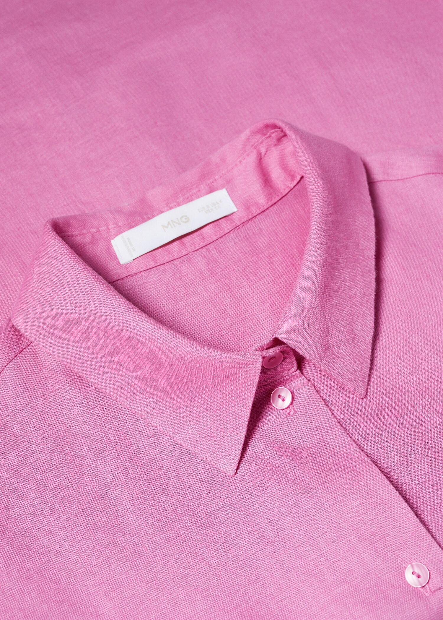 Linen 100% shirt - Details of the article 8