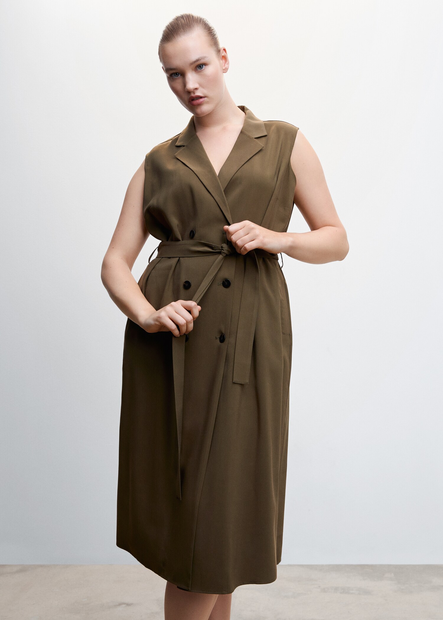 Vestido chaleco midi - Detalle del artículo 5