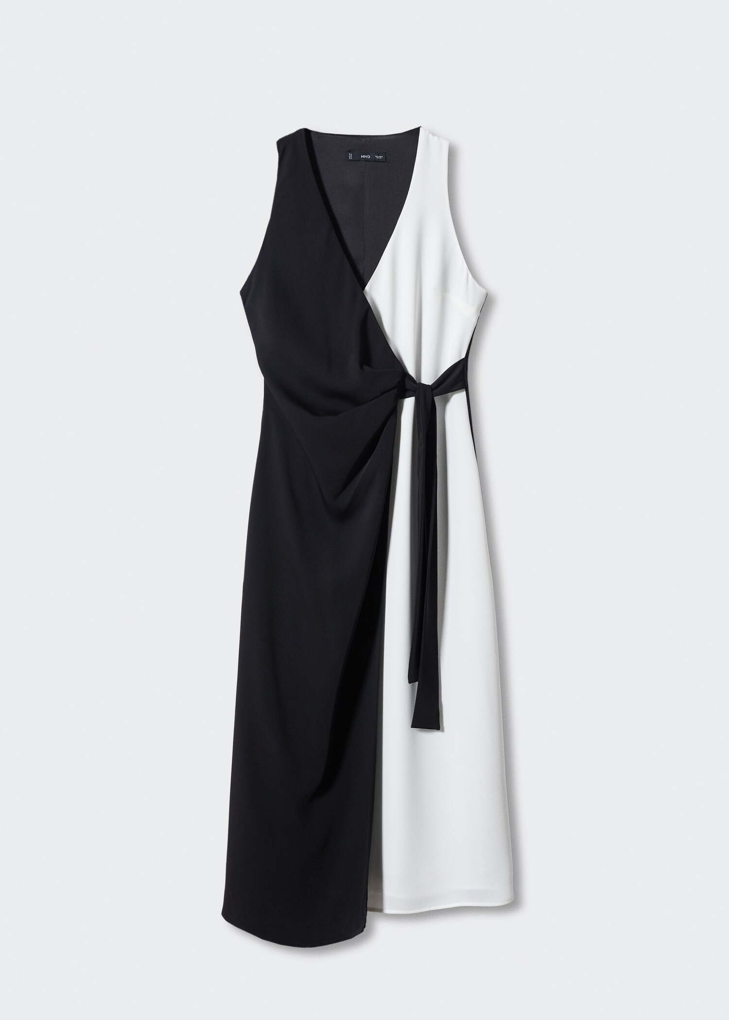 Bow bicolour dress - Article without model