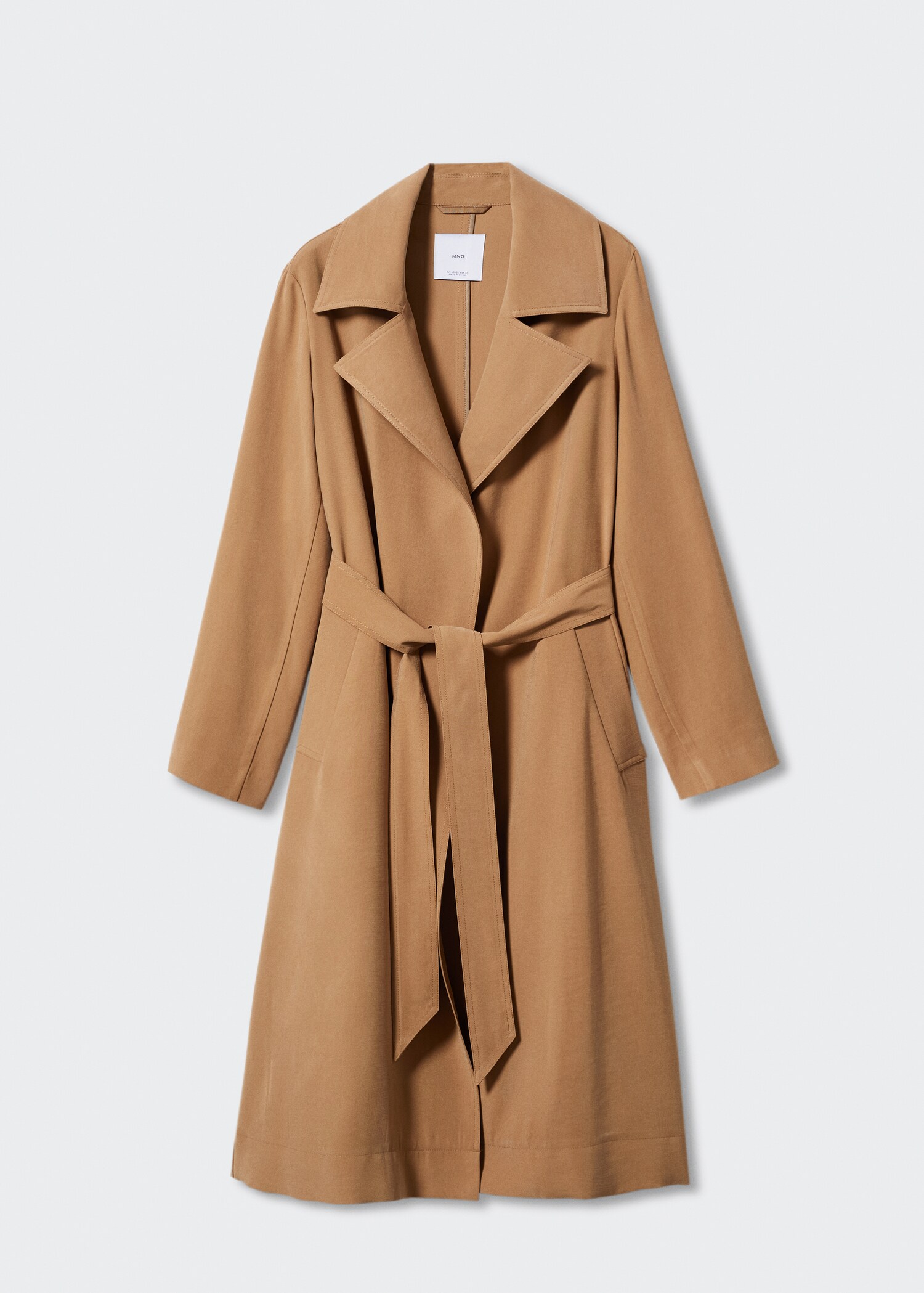 Flowy lapel trench - Articol fără model