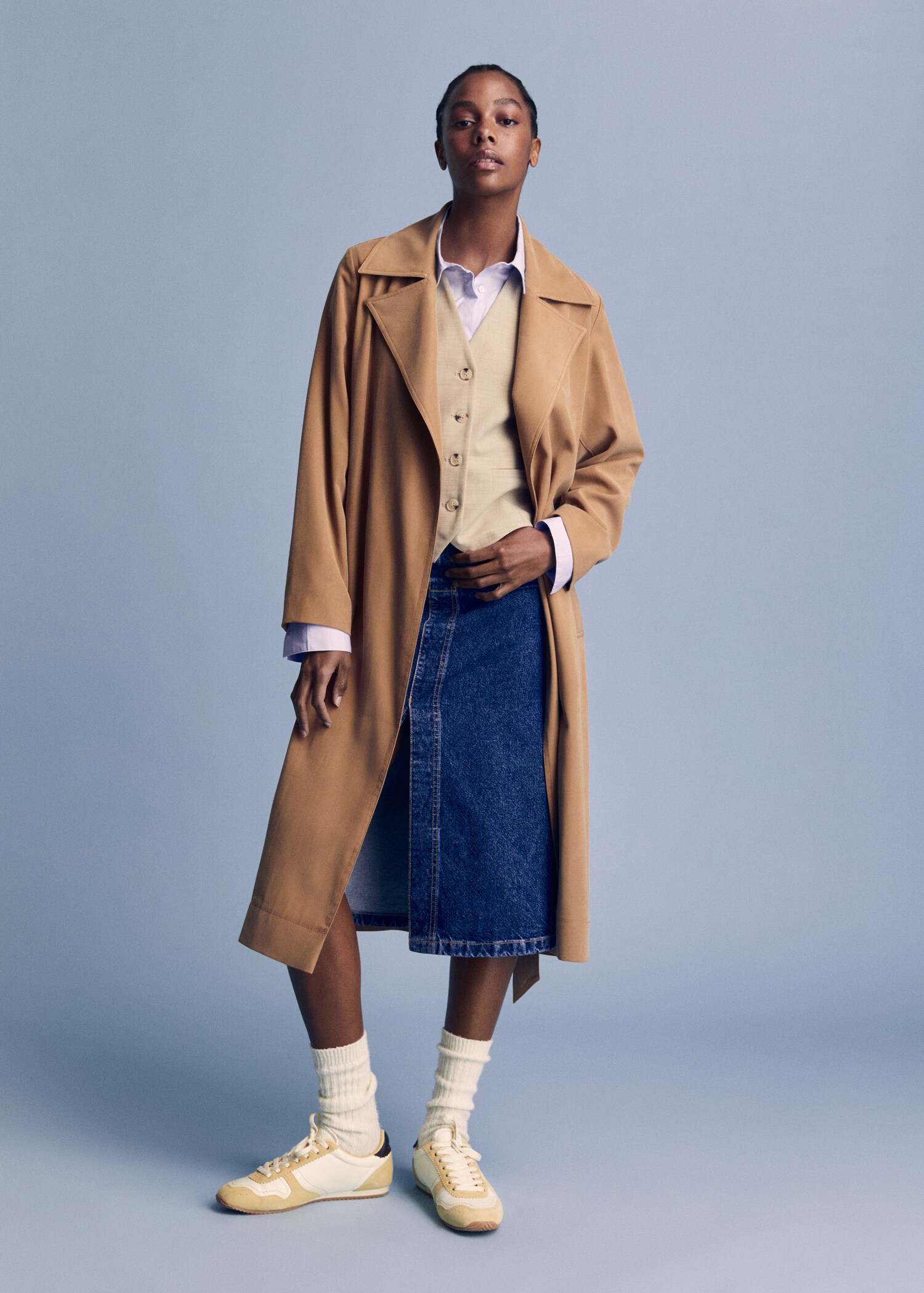 Flowy lapel trench - Detaliu al articolului 7