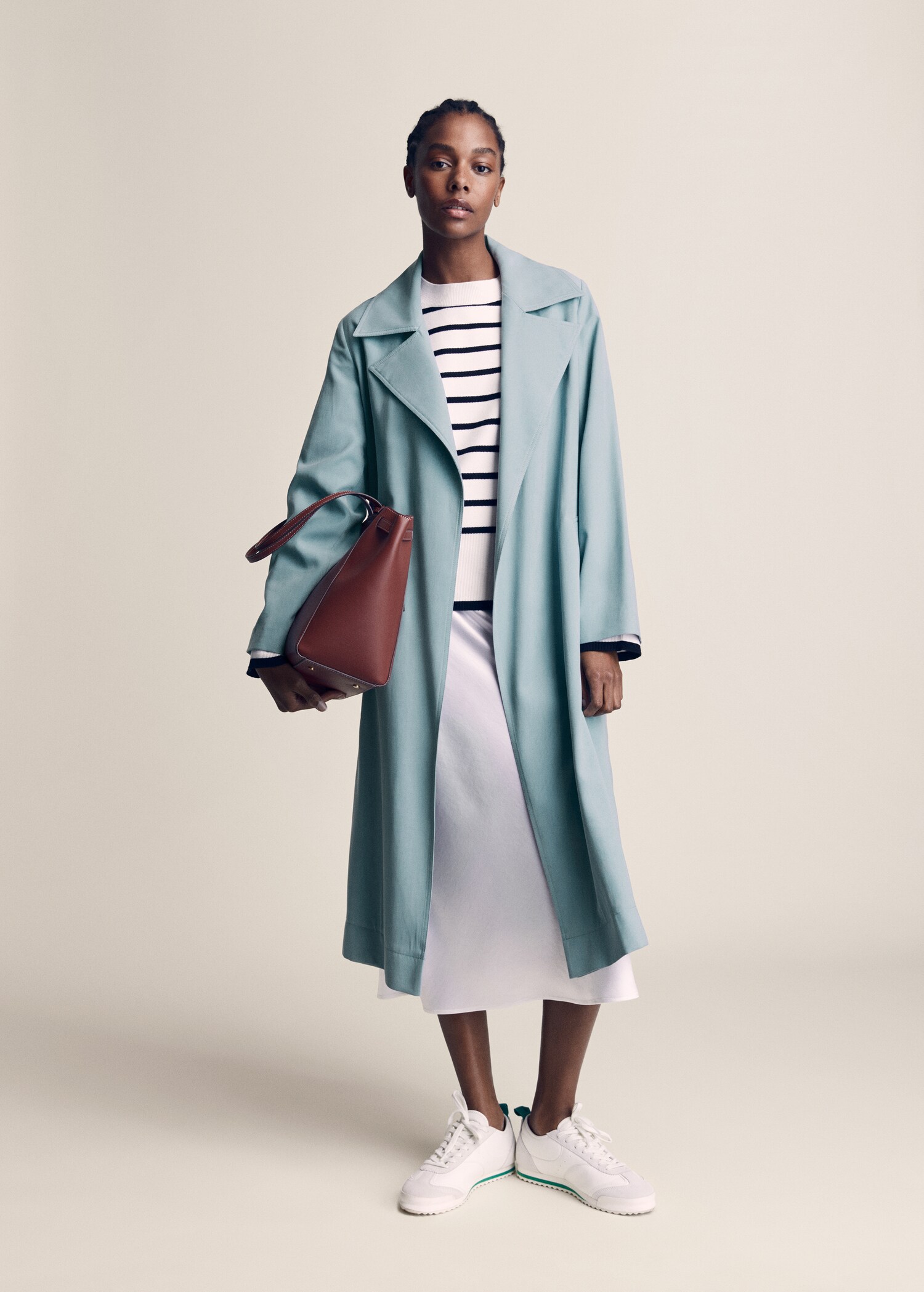 Flowy lapel trench - Details of the article 6