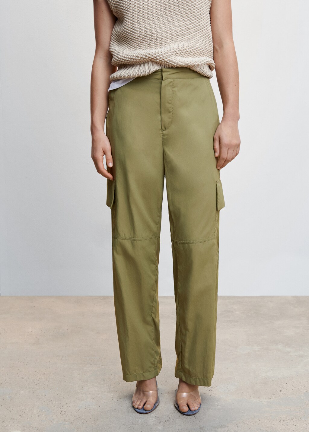 Pantalon cargo poches Femme MANGO Cote d Ivoire
