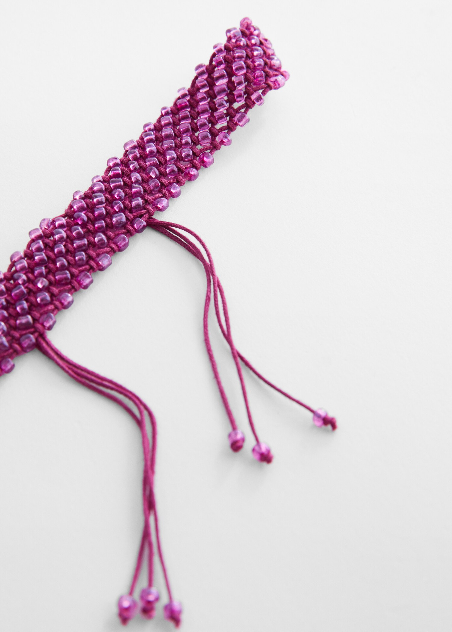 Rope crystals choker - Medium plane