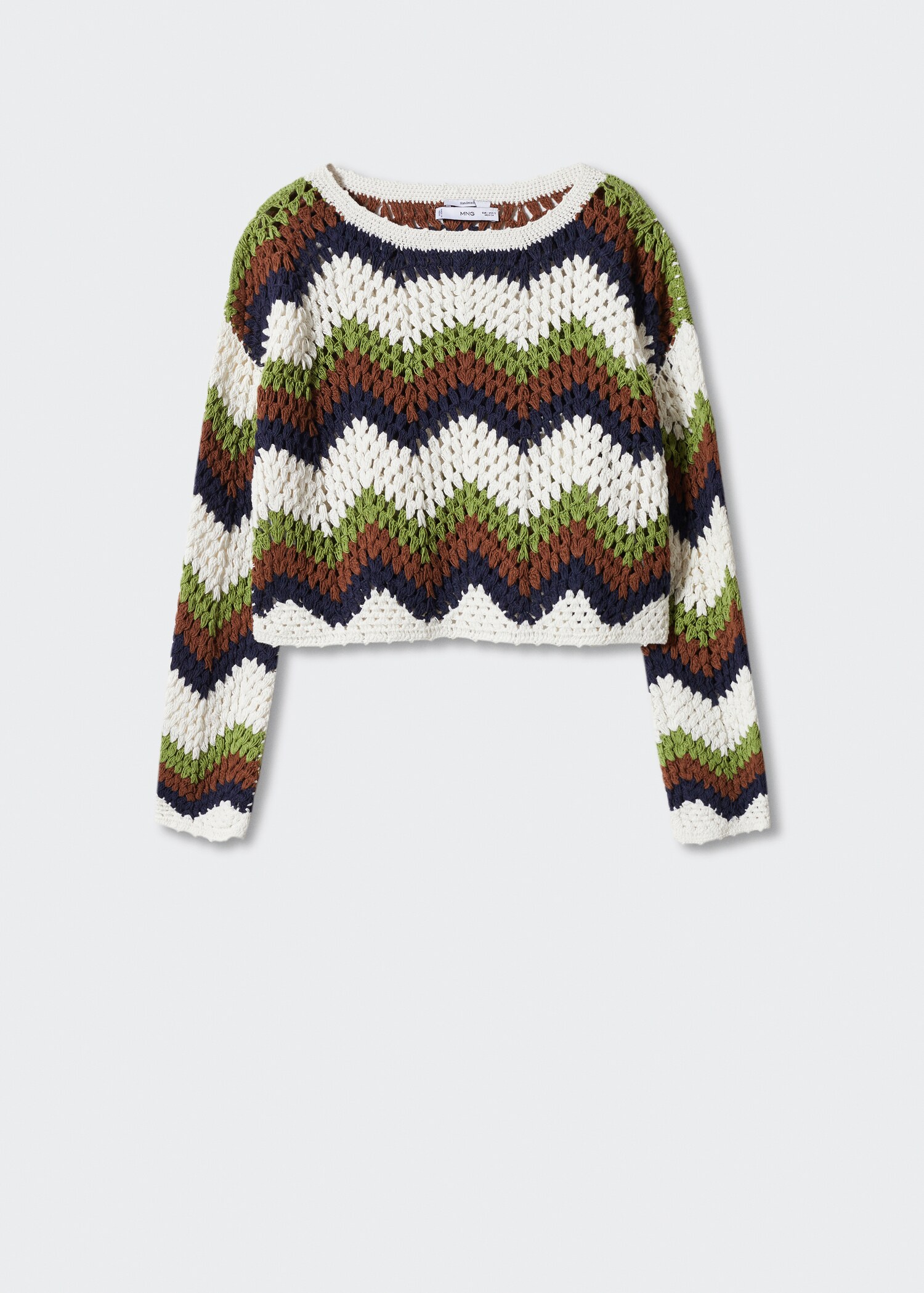 Crochet cotton  sweater - Article without model