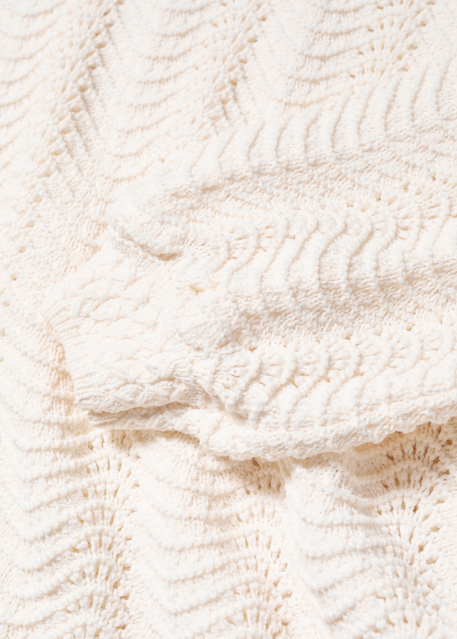 Puffed sleeves knit dress - Details of the article 8