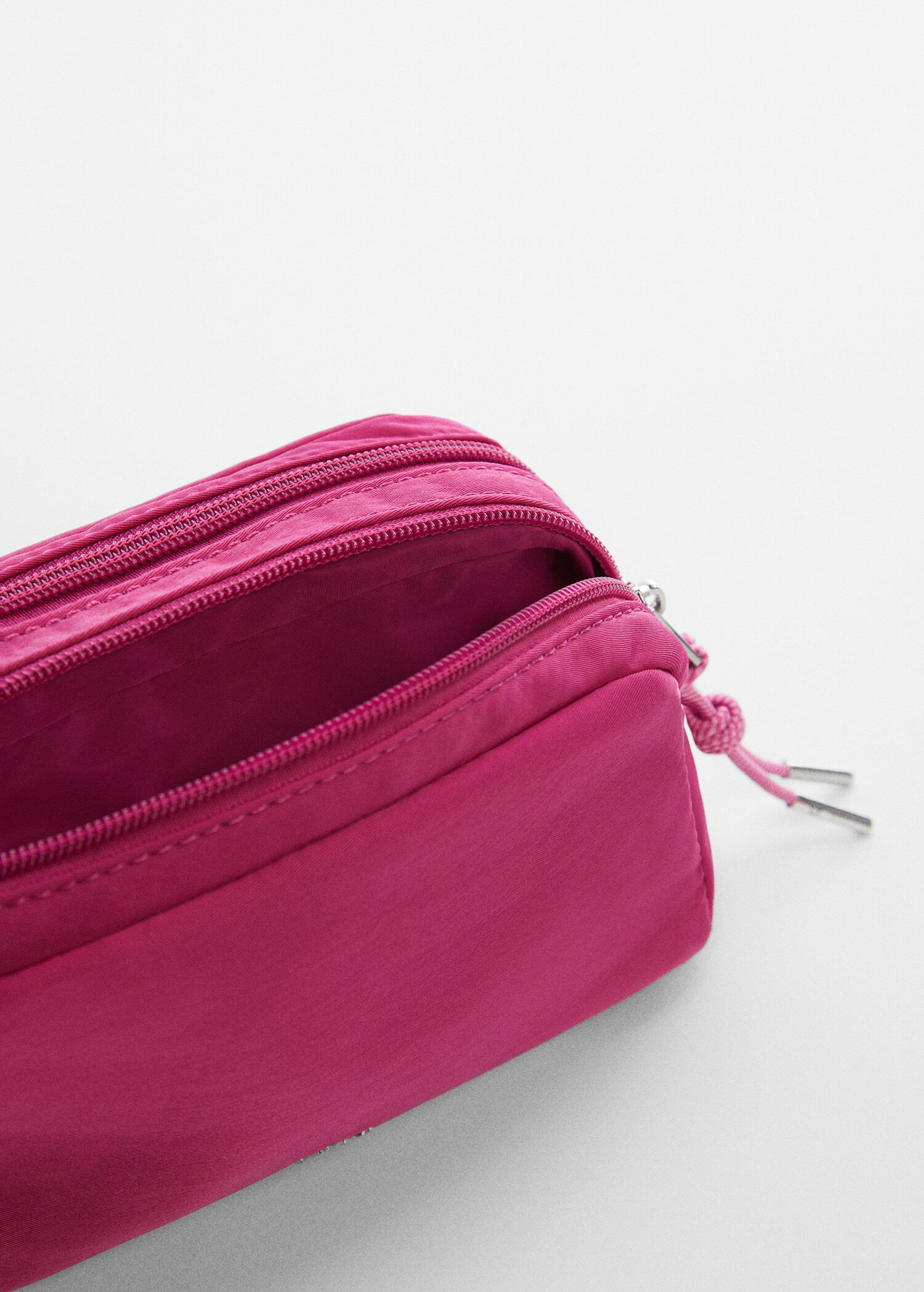 Trousse de maquillage nylon double fermeture Éclair - Détail de l'article 1