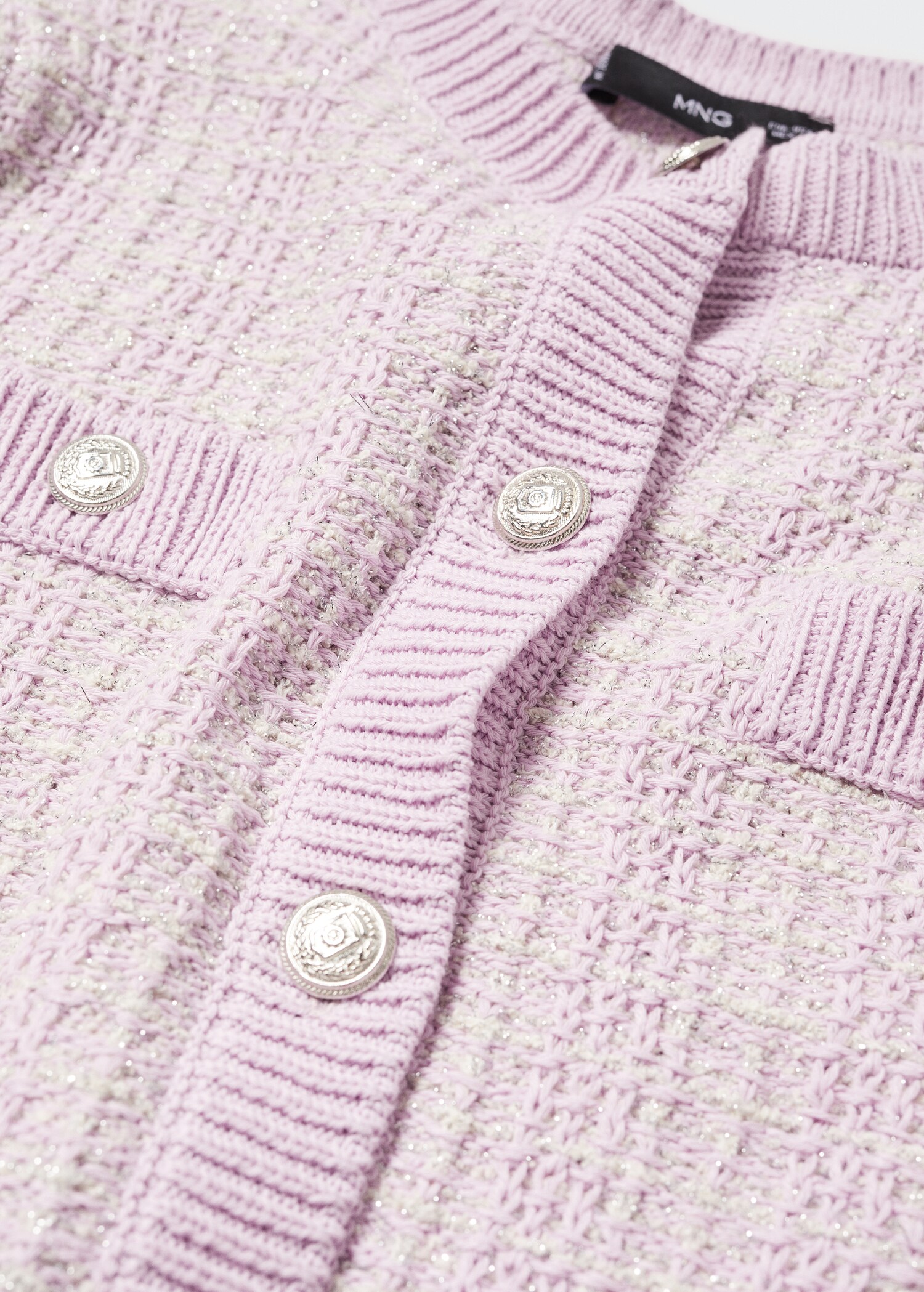Pocket tweed cardigan - Details of the article 8