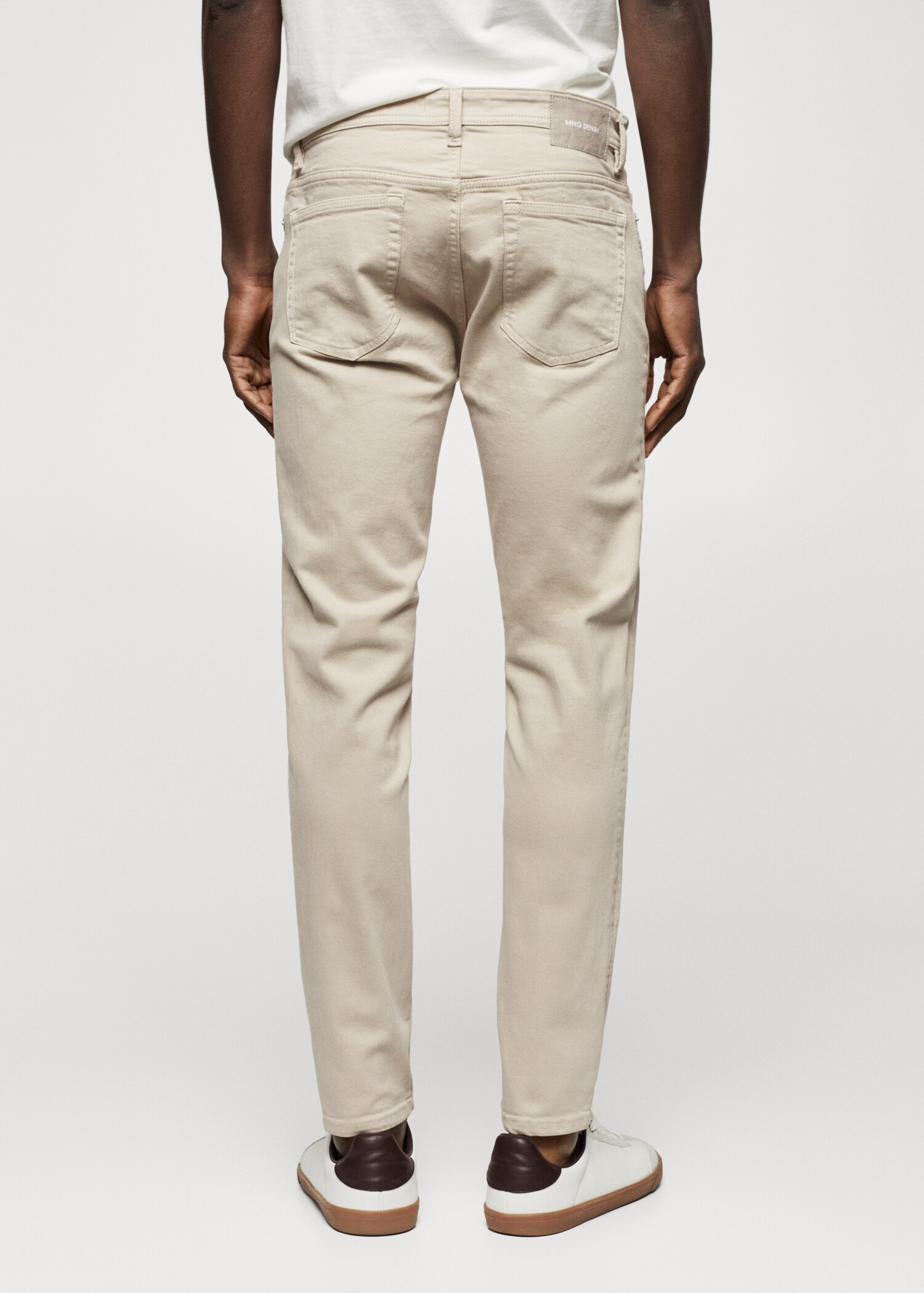 Jean skinny coloré - Verso de l’article