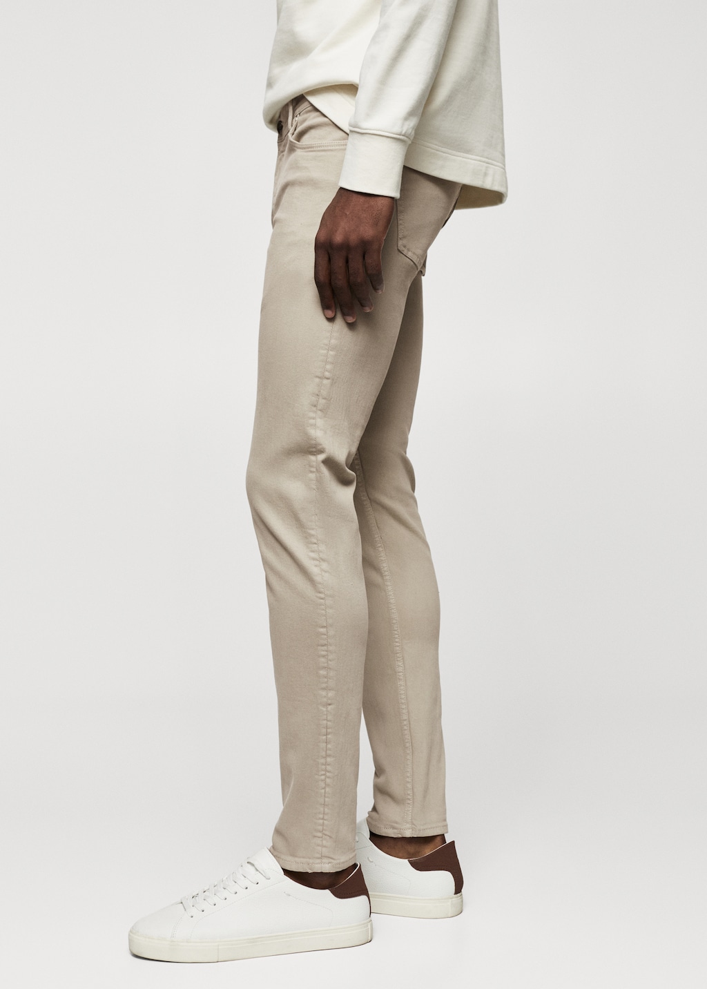 Super Skinny Khaki Pants Men Chino Pants Super Skinny Khaki Pants