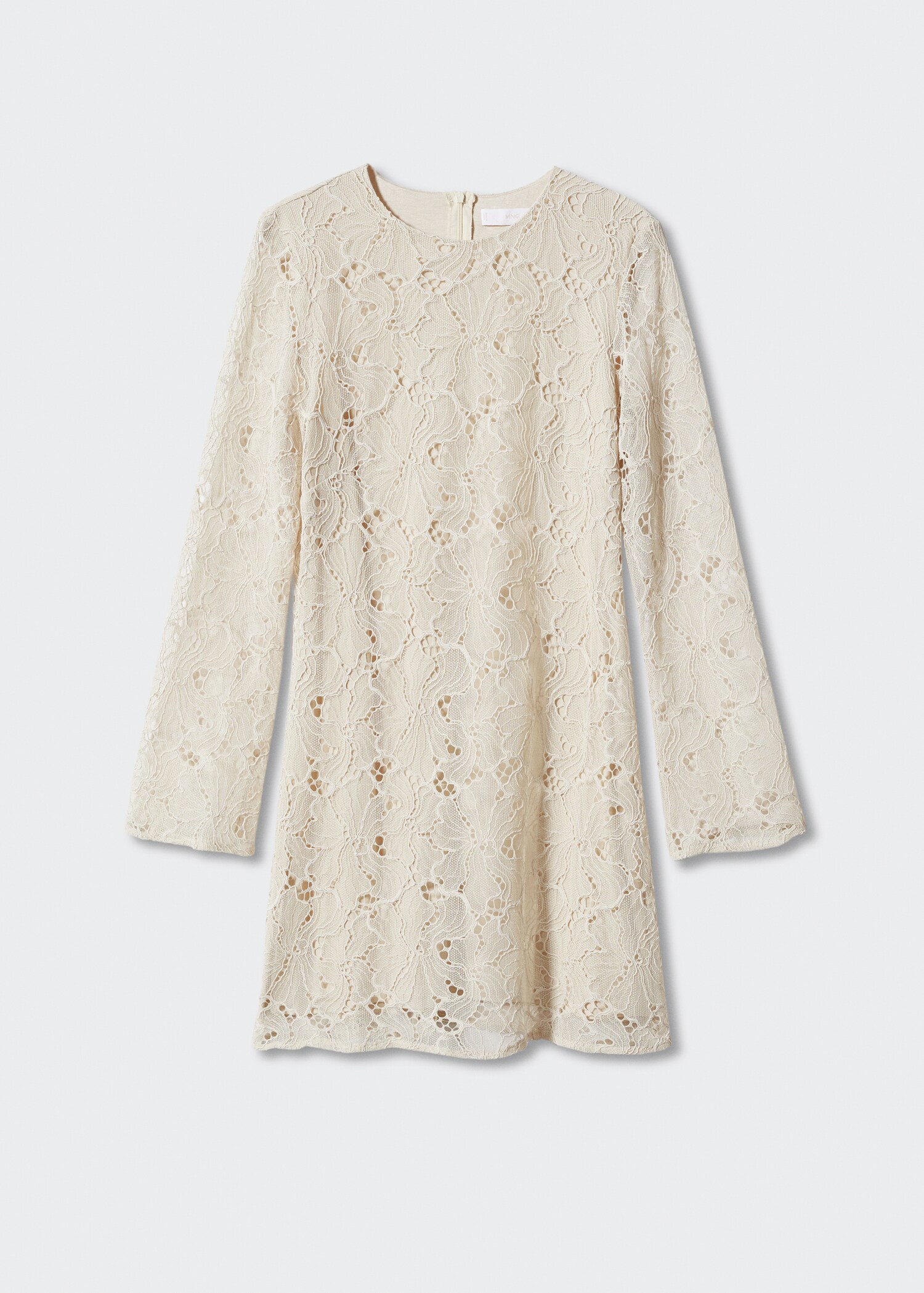 Rochie scurtă cu dantelă - Articol fără model