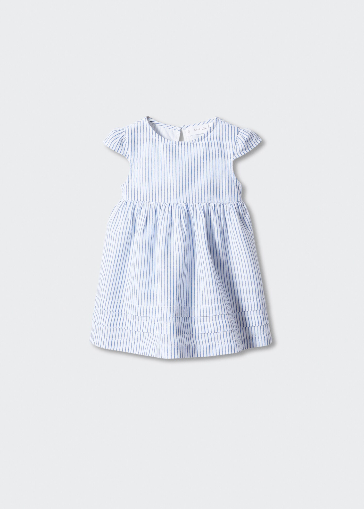 Striped ruffle dress - Article without model