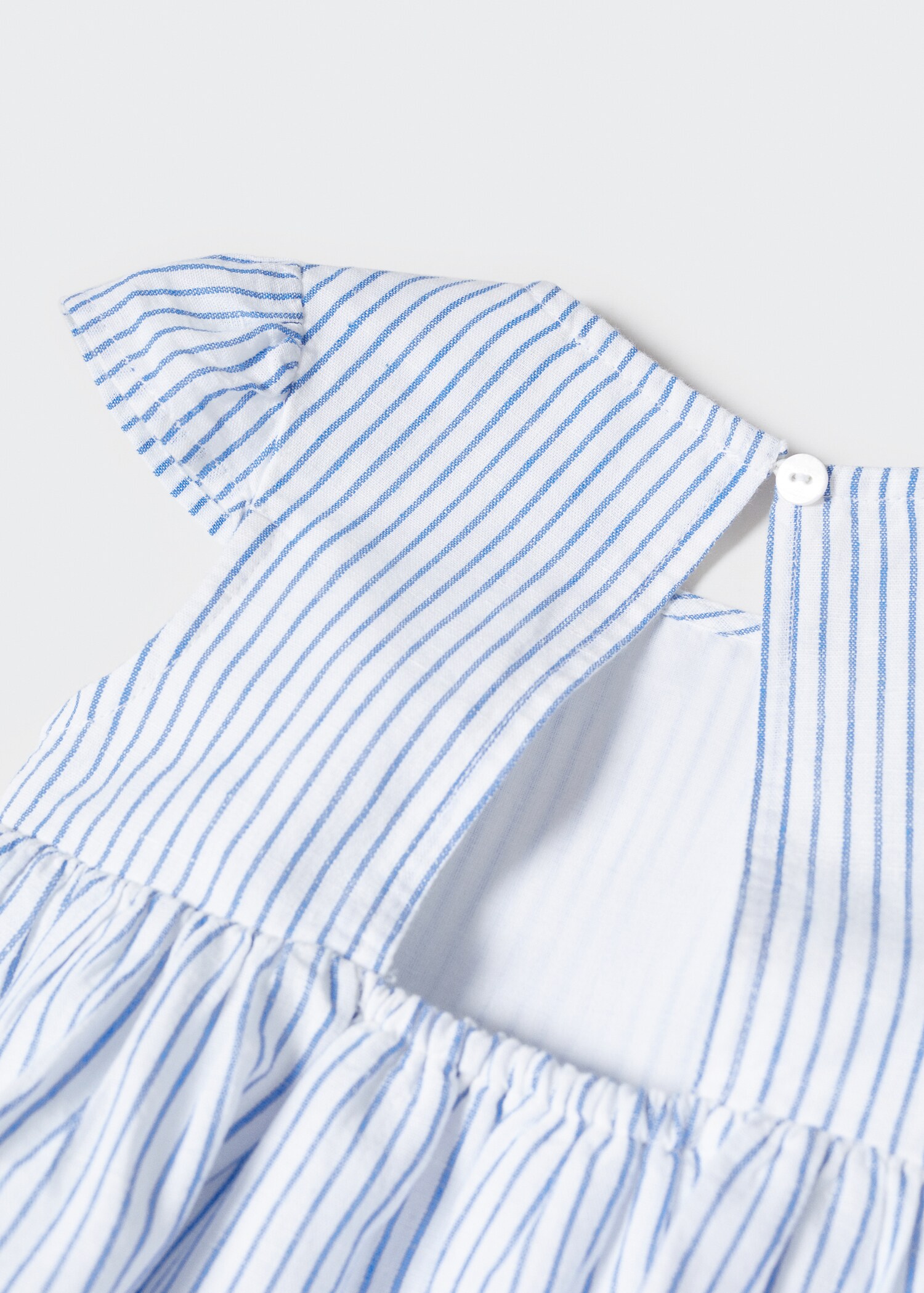 Striped ruffle dress - Details of the article 0