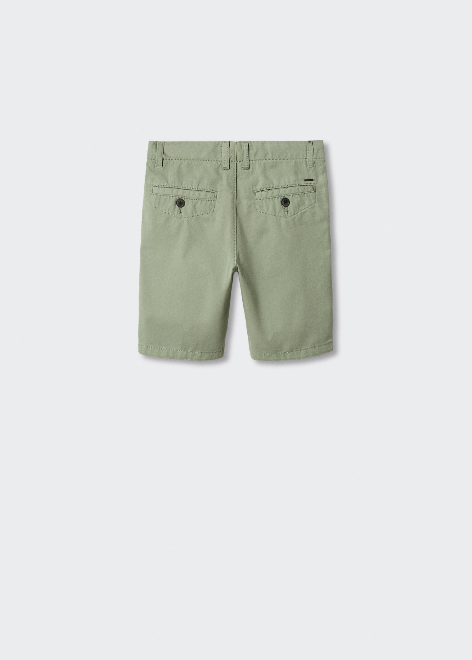 Bermudas slim fit chino algodón - Reverso del artículo