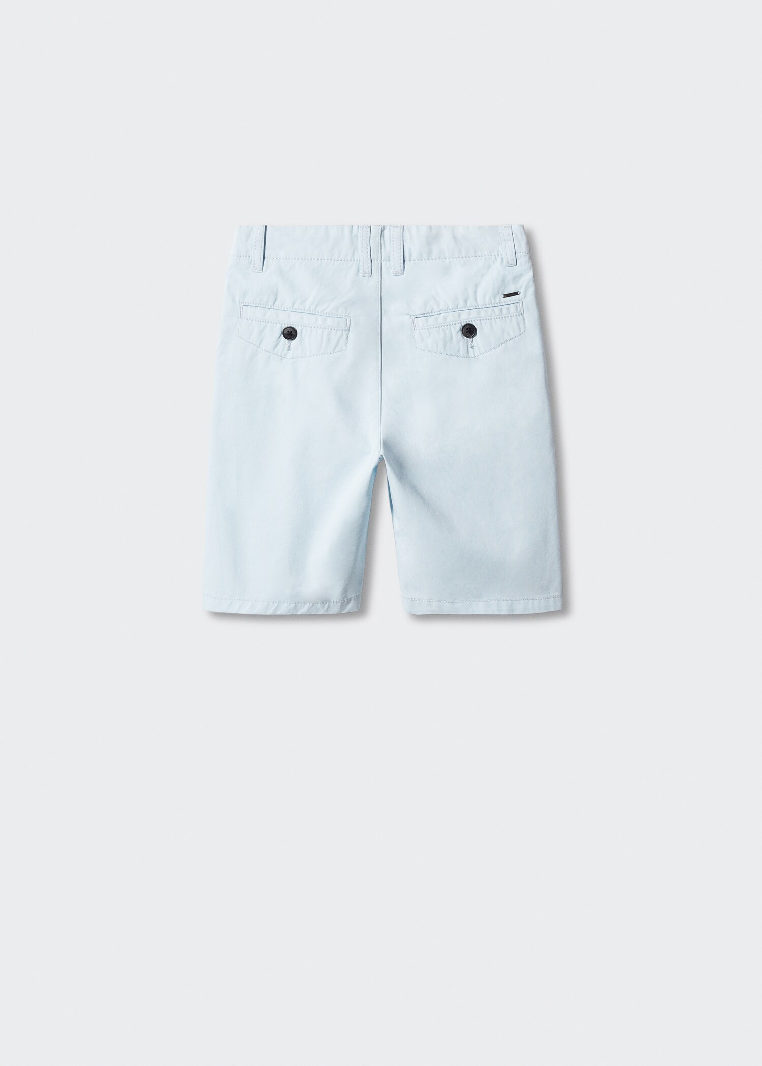 Bermudas slim fit chino algodón - Reverso del artículo