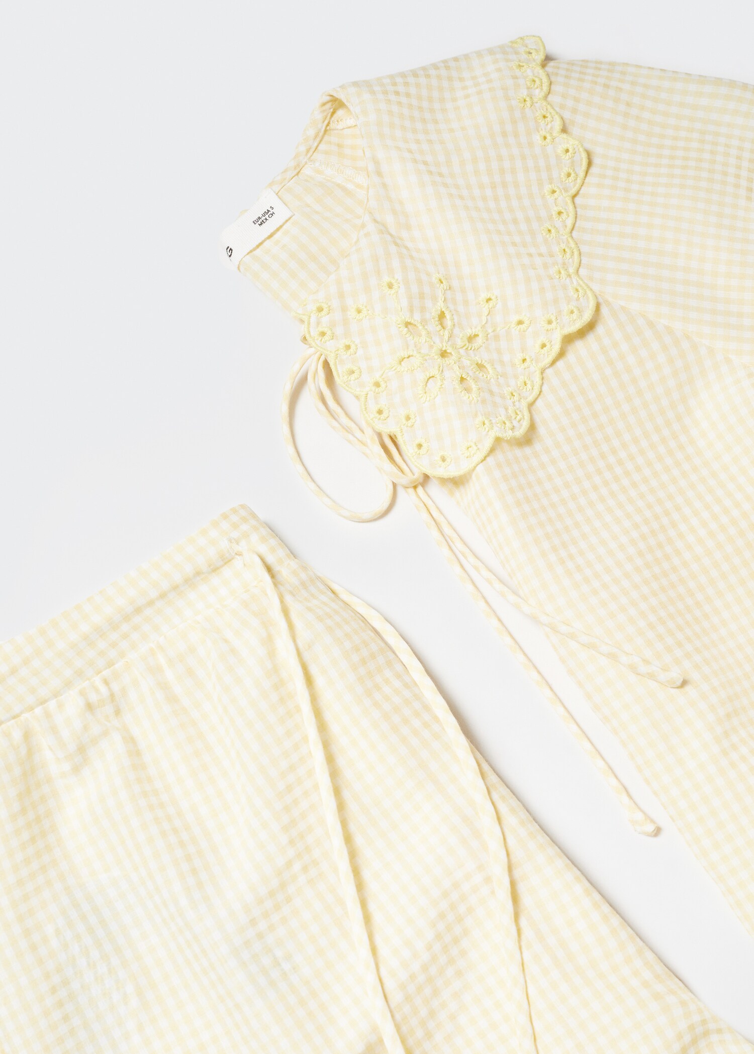 Pijama curto com textura - Pormenor do artigo 8