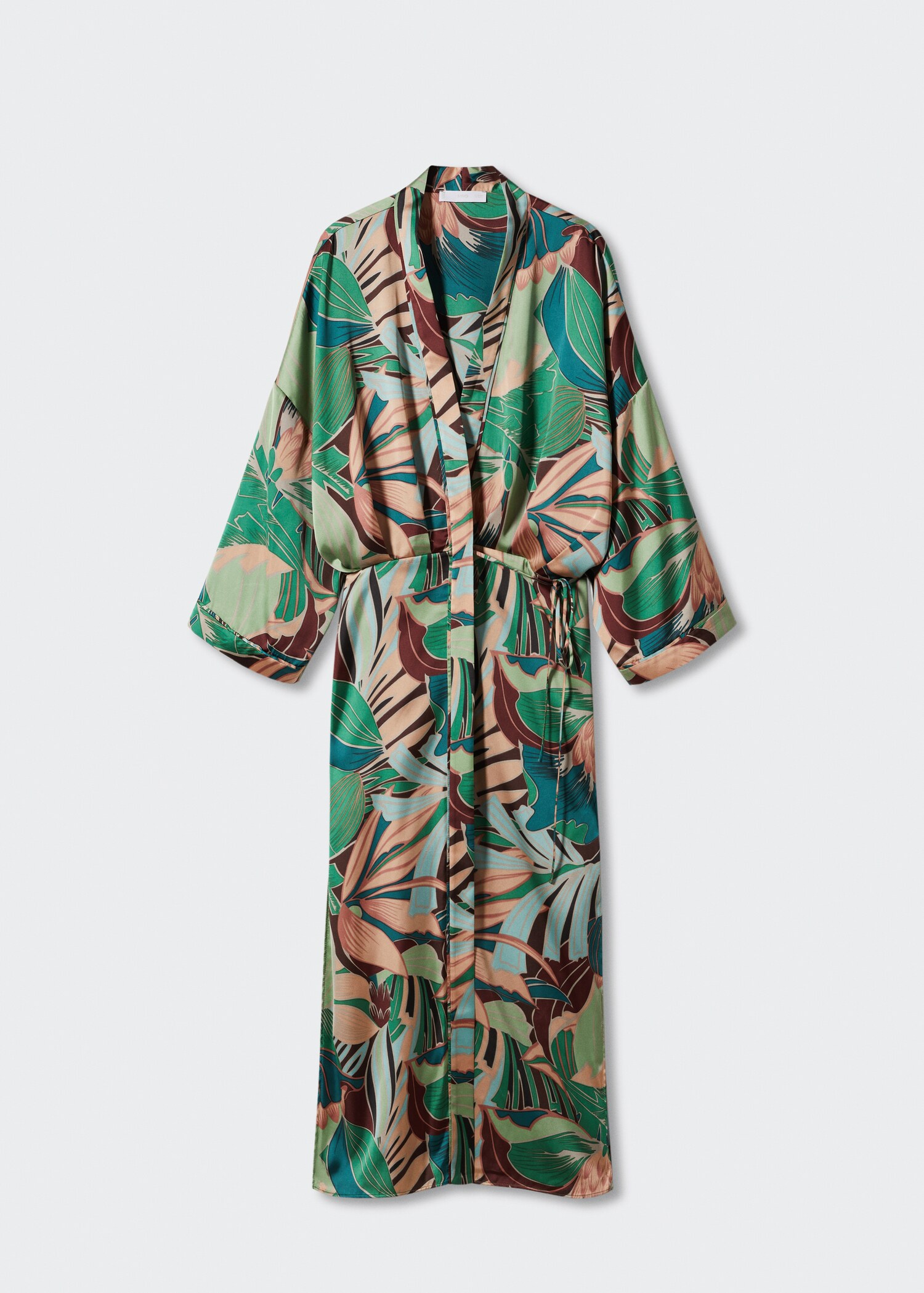 Tropical print caftan - Article without model