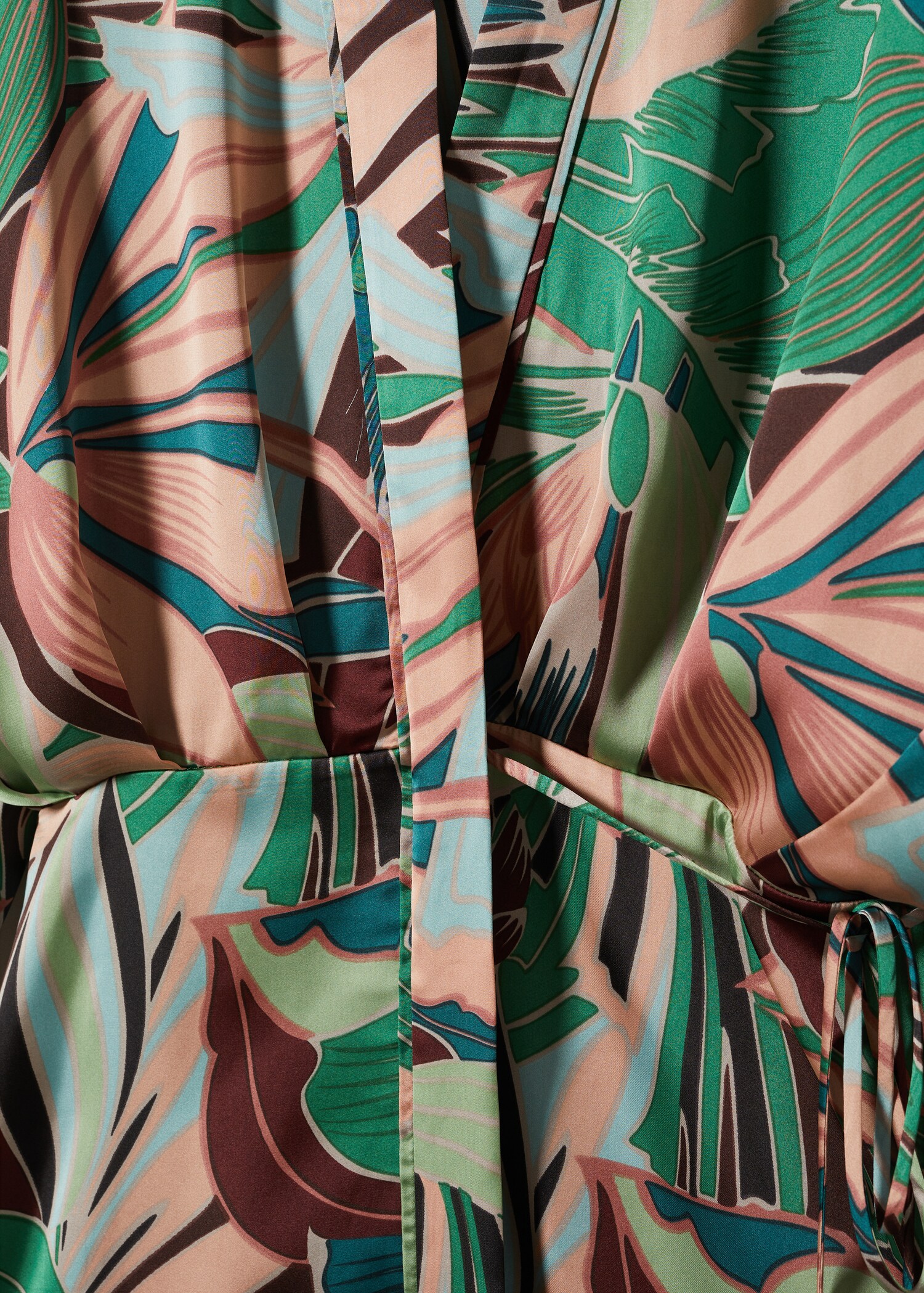 Tropical print caftan - Details of the article 8