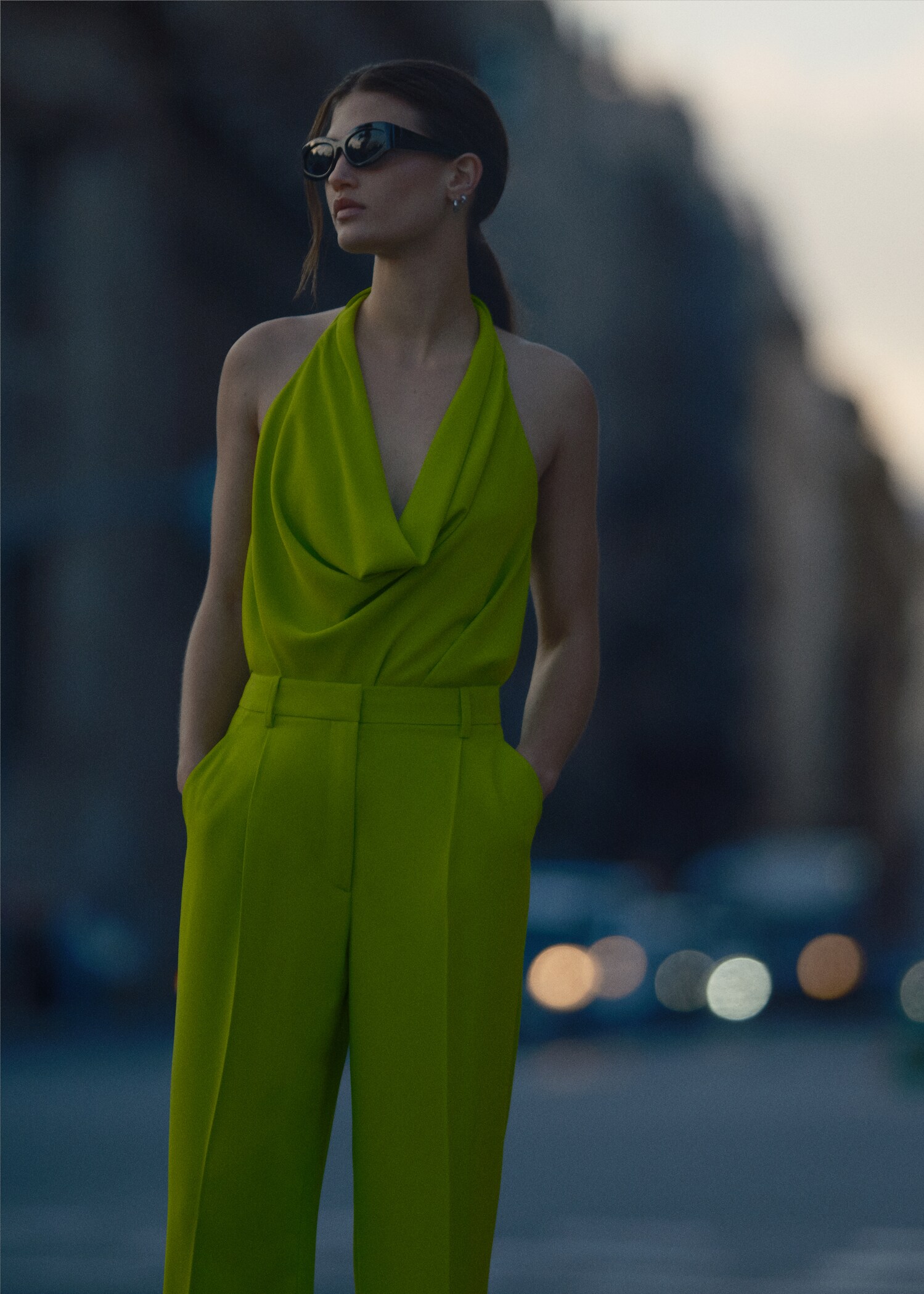 Draped neck blouse - Details of the article 7