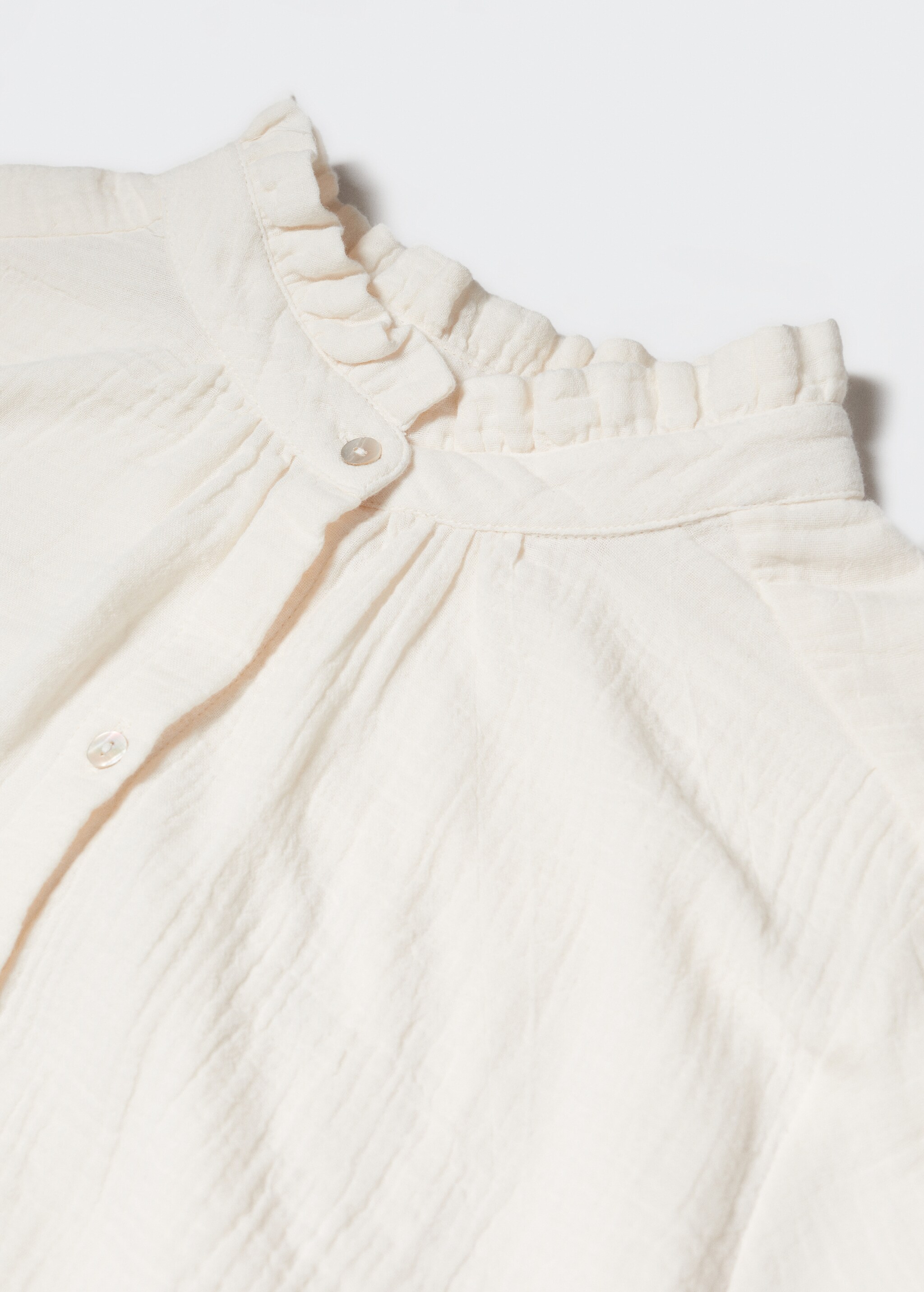 Textured oversize shirt - Details of the article 8
