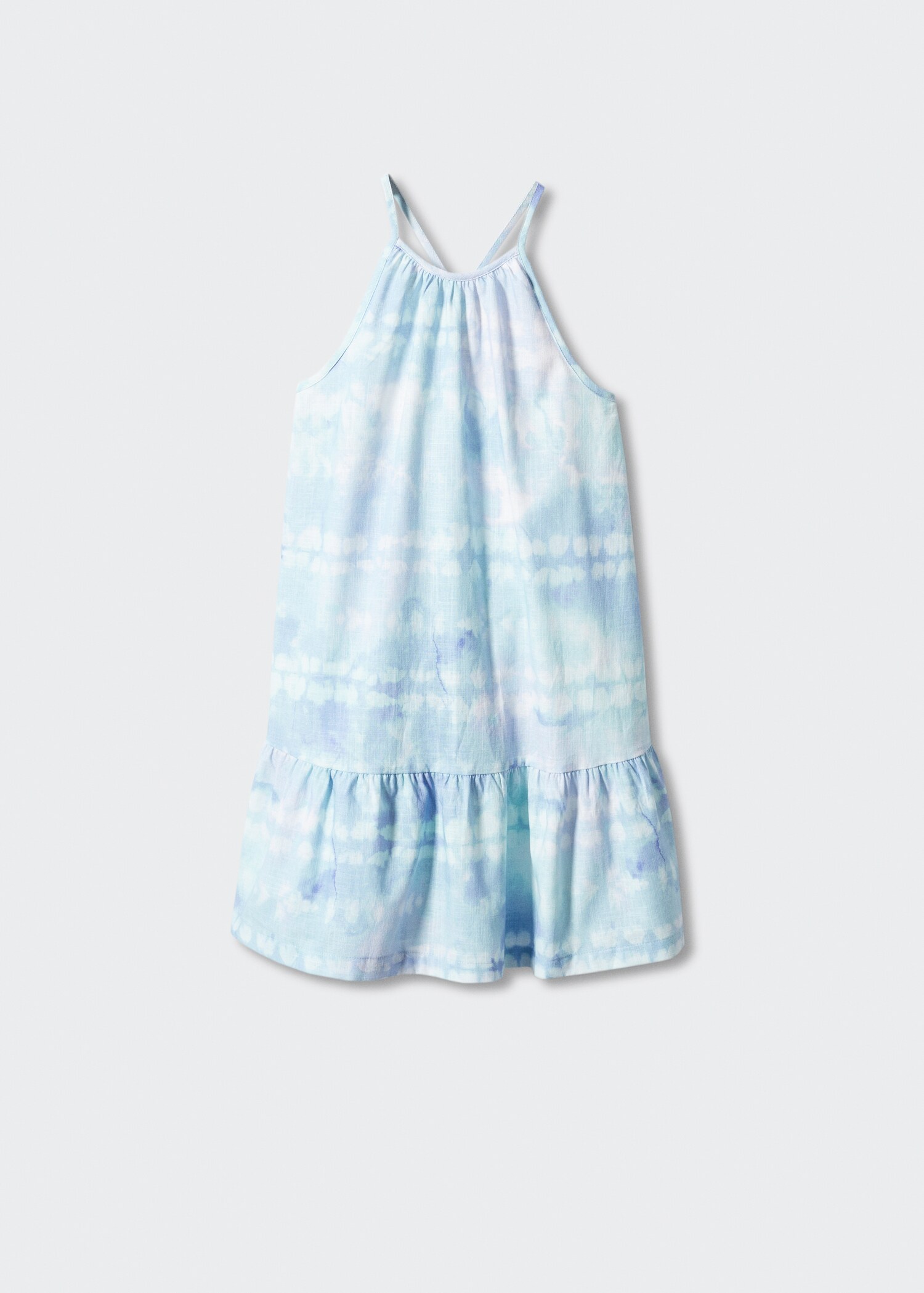 فستان قطني Tie-dye - منتج دون نموذج