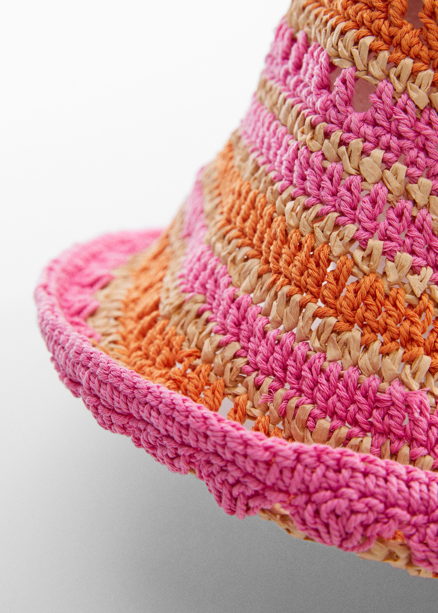 Gorro bucket fibra natural - Plano medio