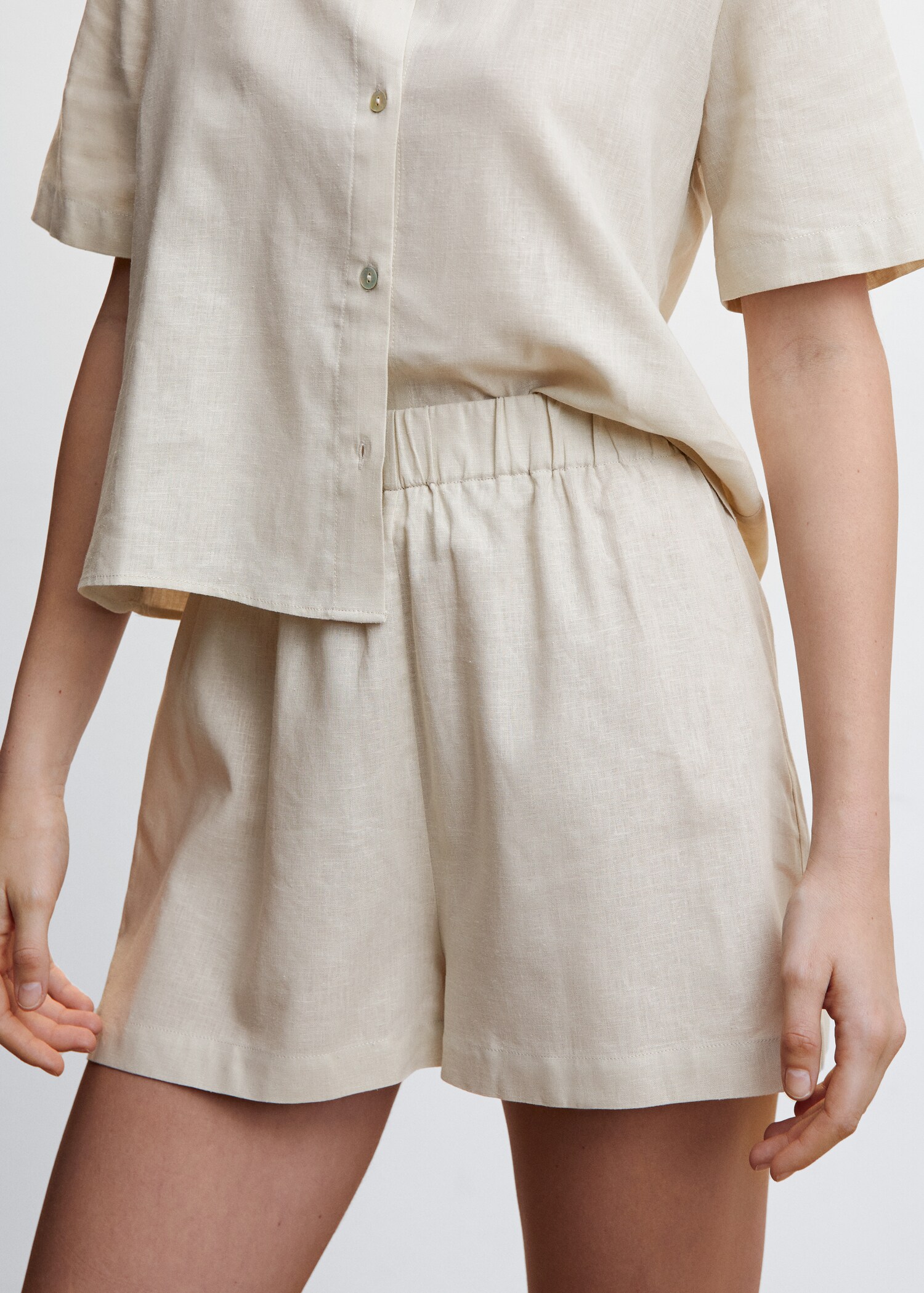Shorts pijama lino - Detalle del artículo 1