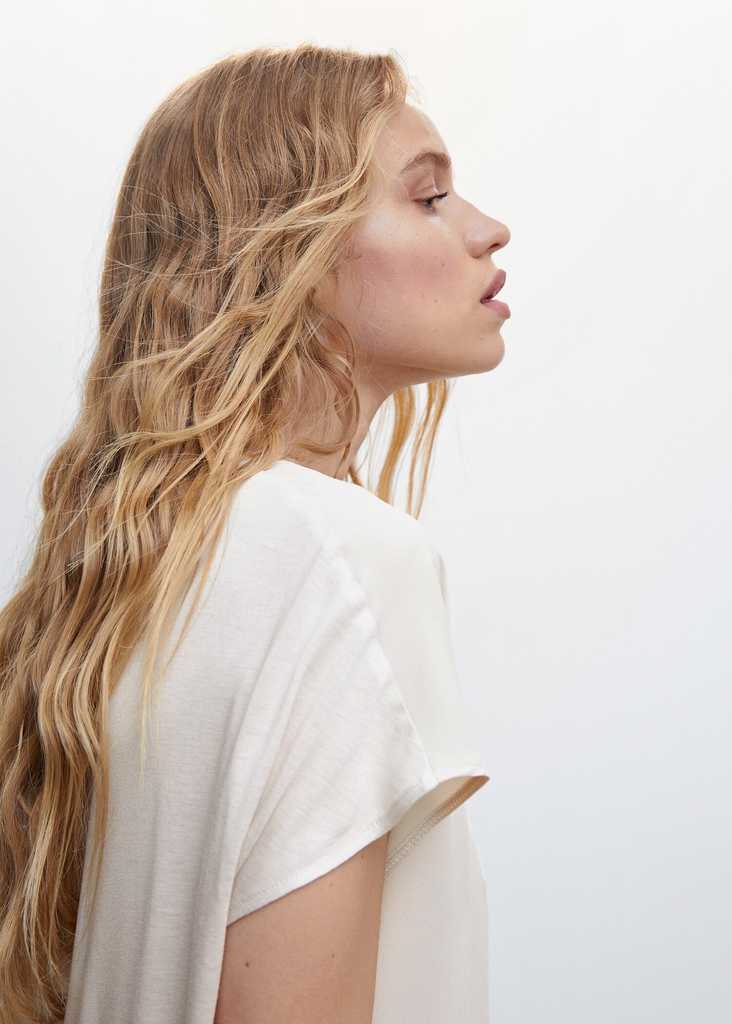 Blouse empiècement contrastant - Détail de l'article 1