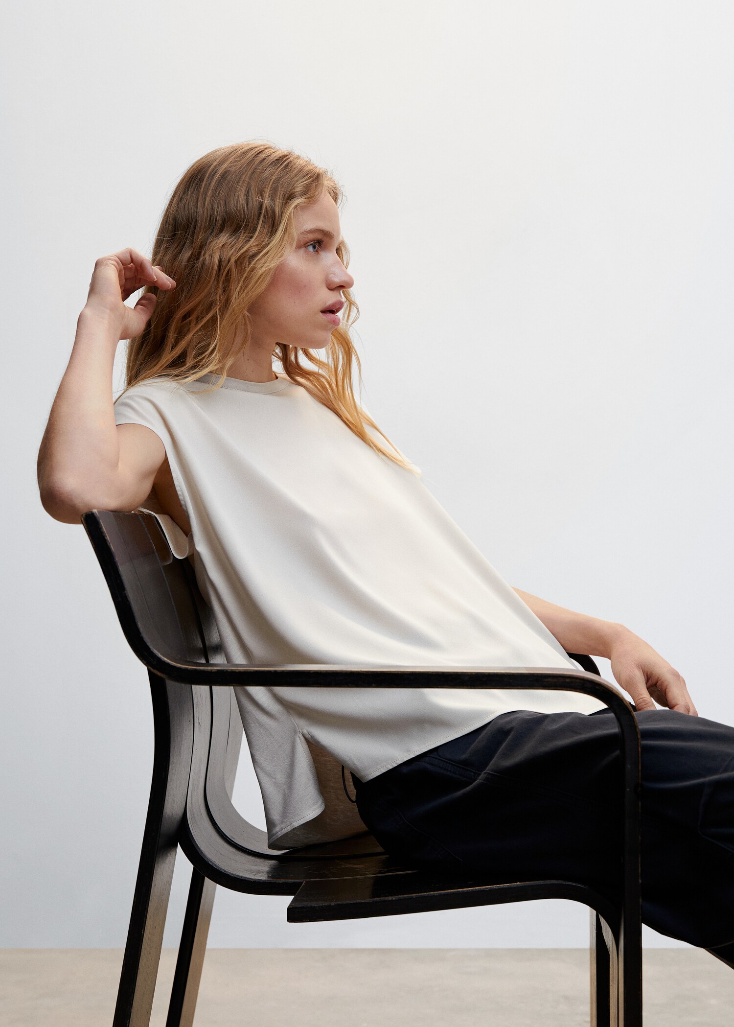 Blouse empiècement contrastant - Détail de l'article 2