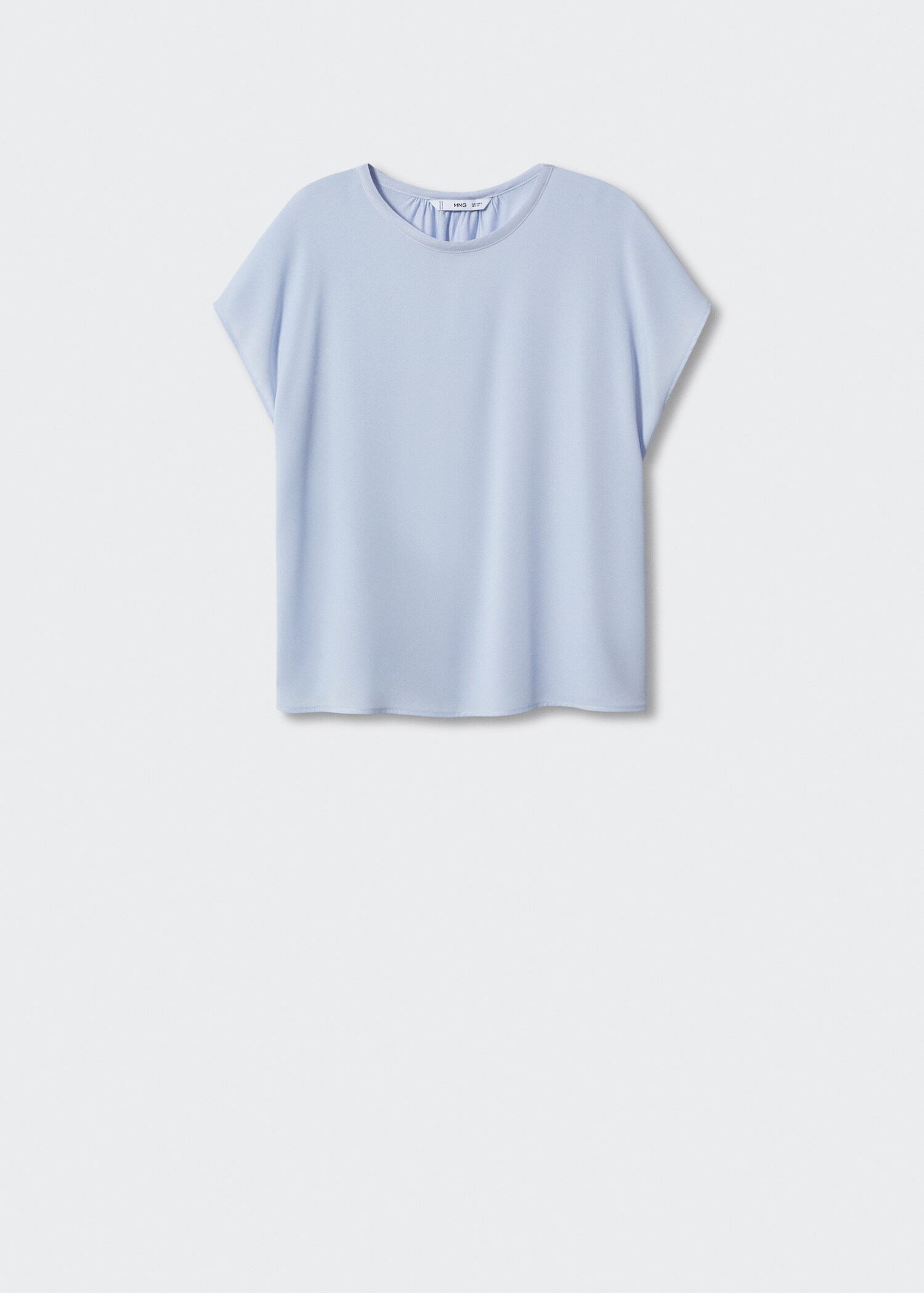 Blouse empiècement contrastant - Article sans modèle