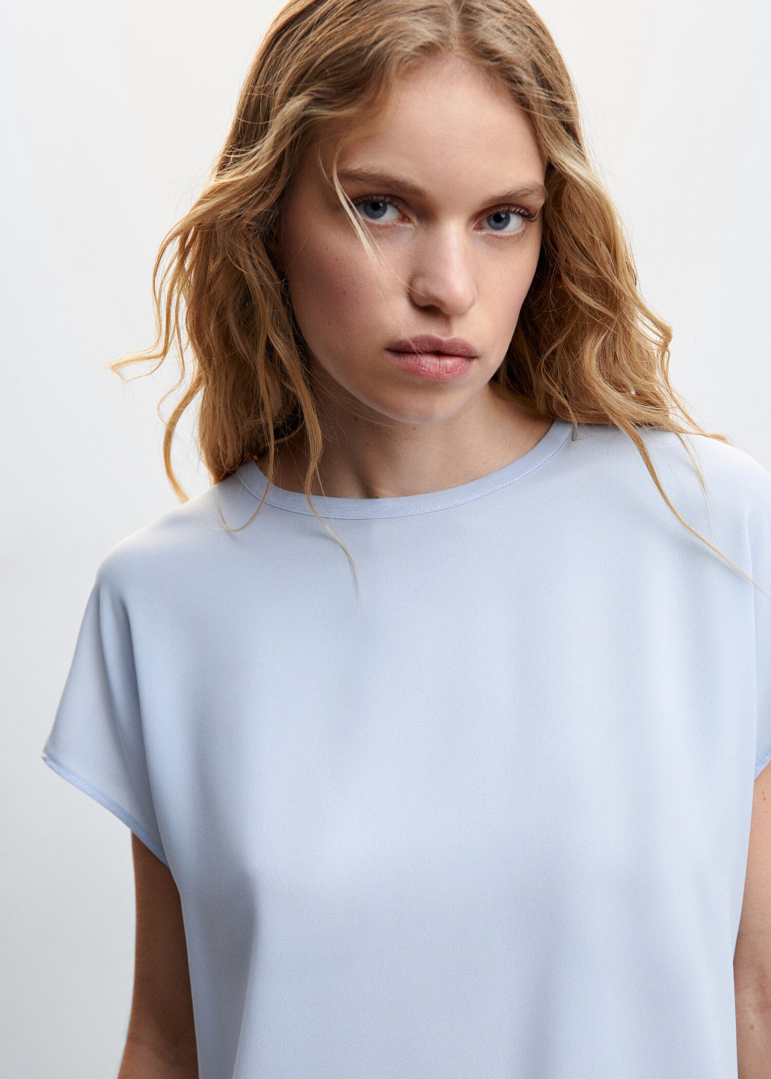 Blouse empiècement contrastant - Détail de l'article 1