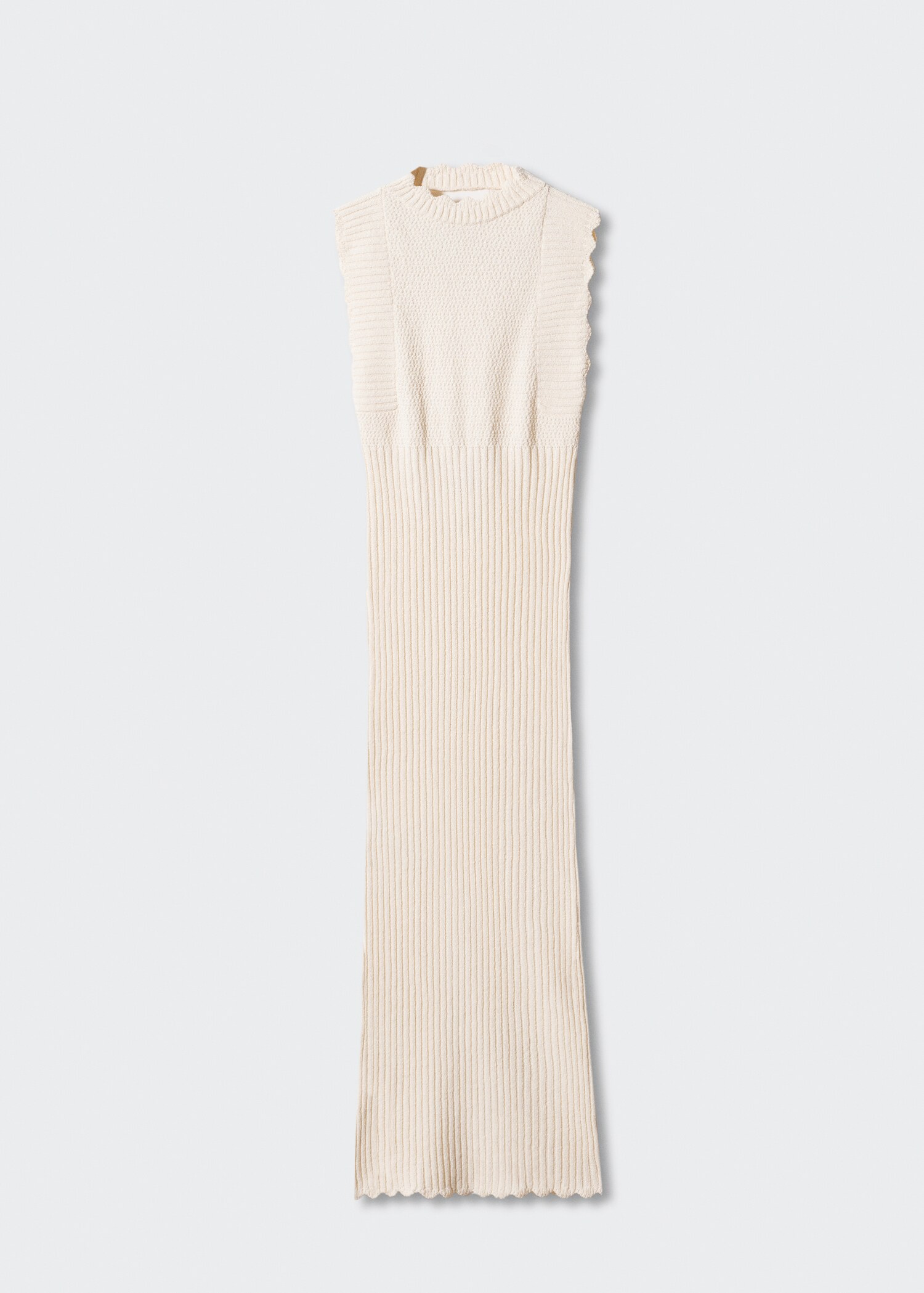 Knitted dress with open back - Article without model