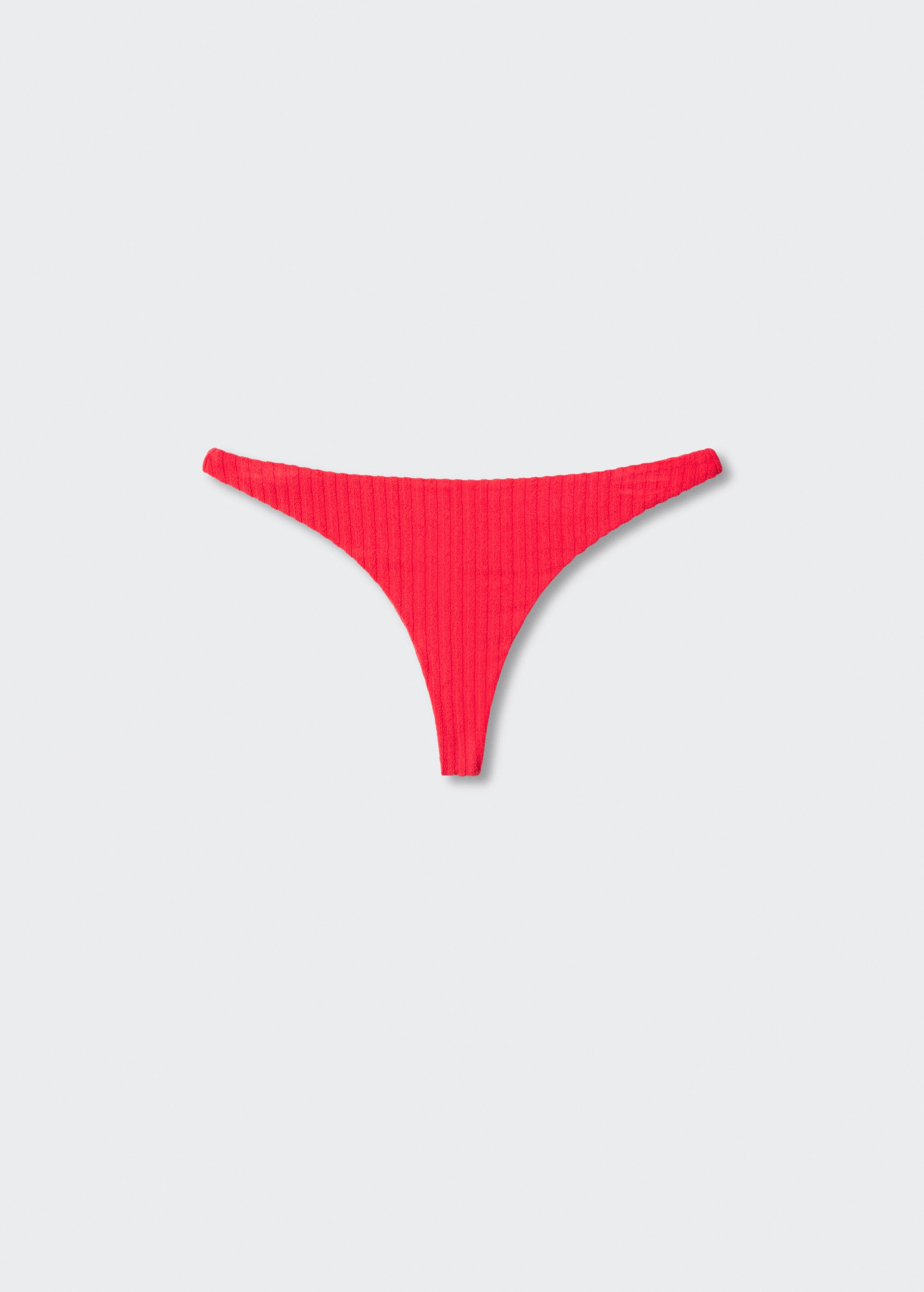 Figi bikini brazylijskie z teksturą w paski - Artykuł bez modela/modelki