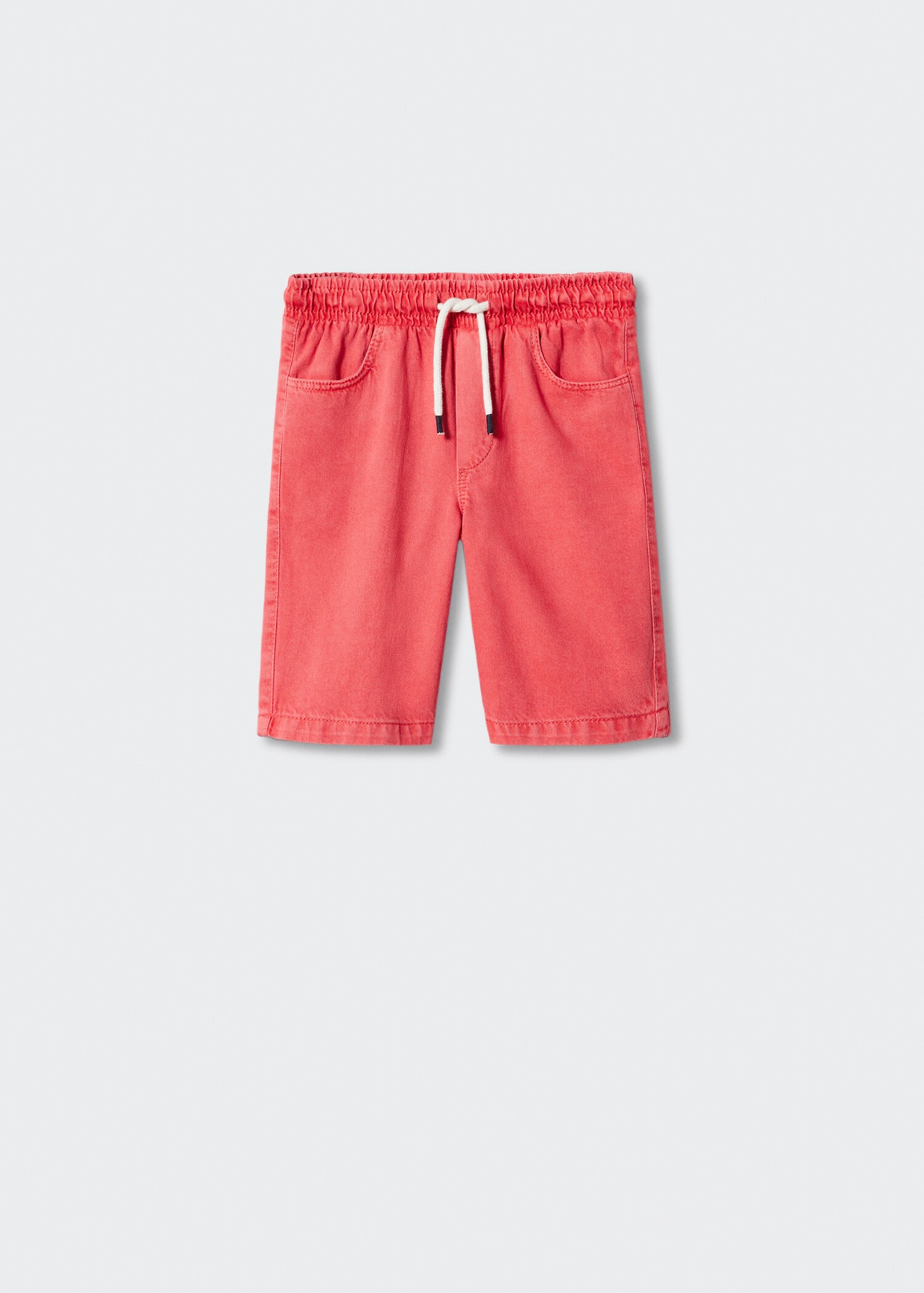 Cotton shorts with elastic waist - Article without model